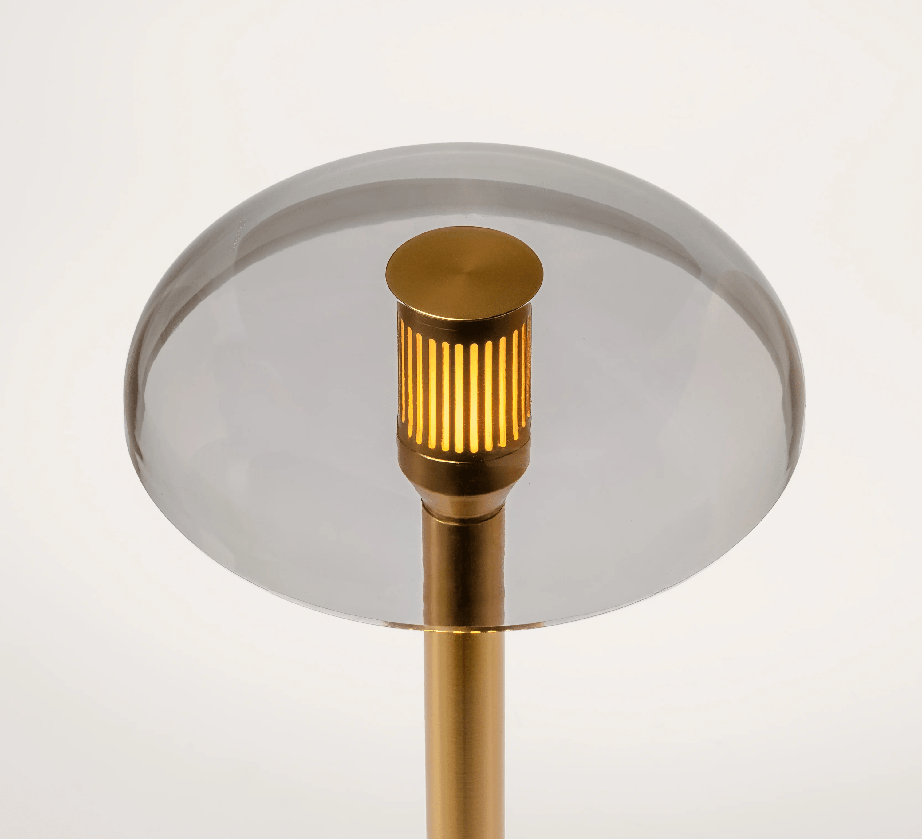 Humble Air Table Light - Gold & Smoked Shade