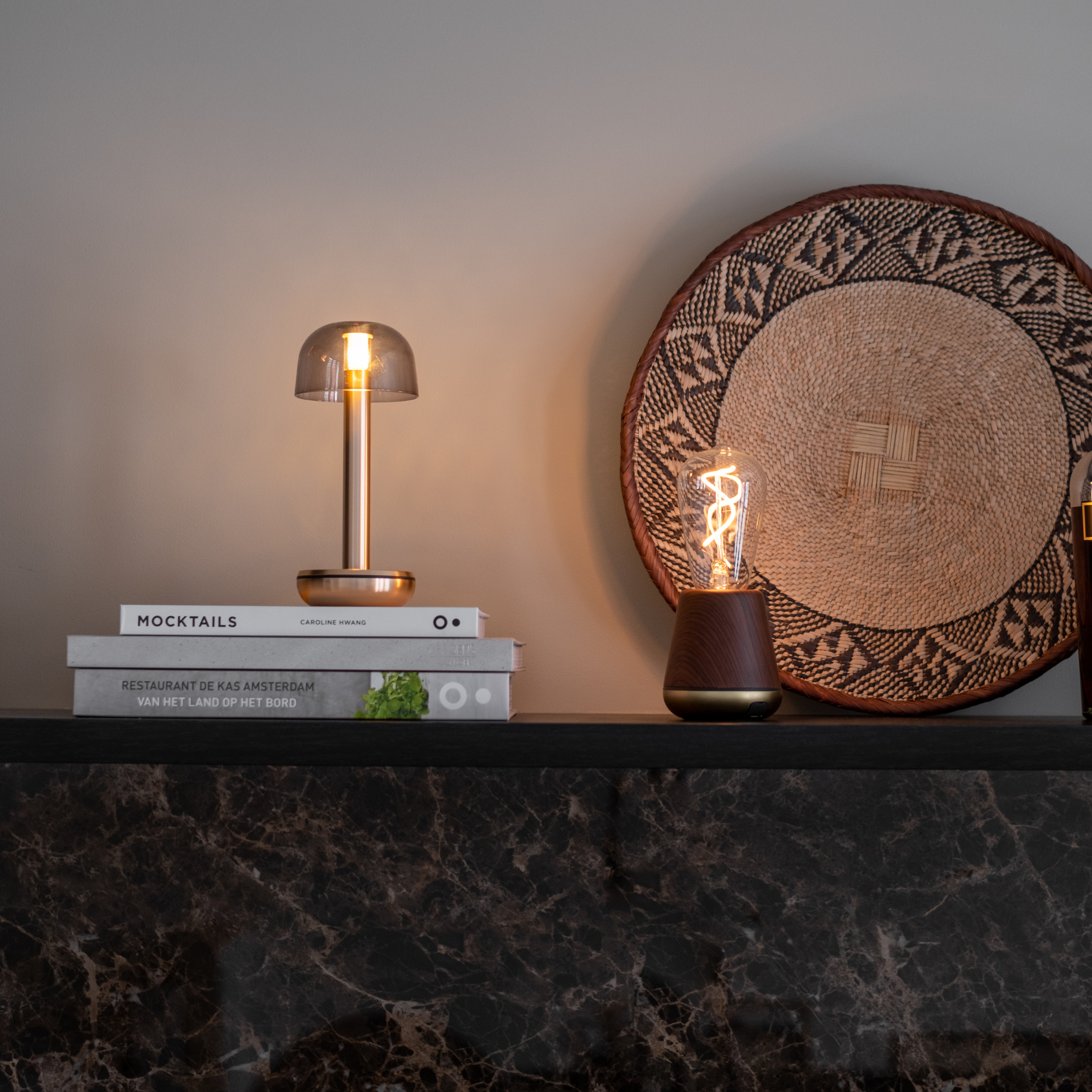 Humble One IP65 Table Light - Walnut