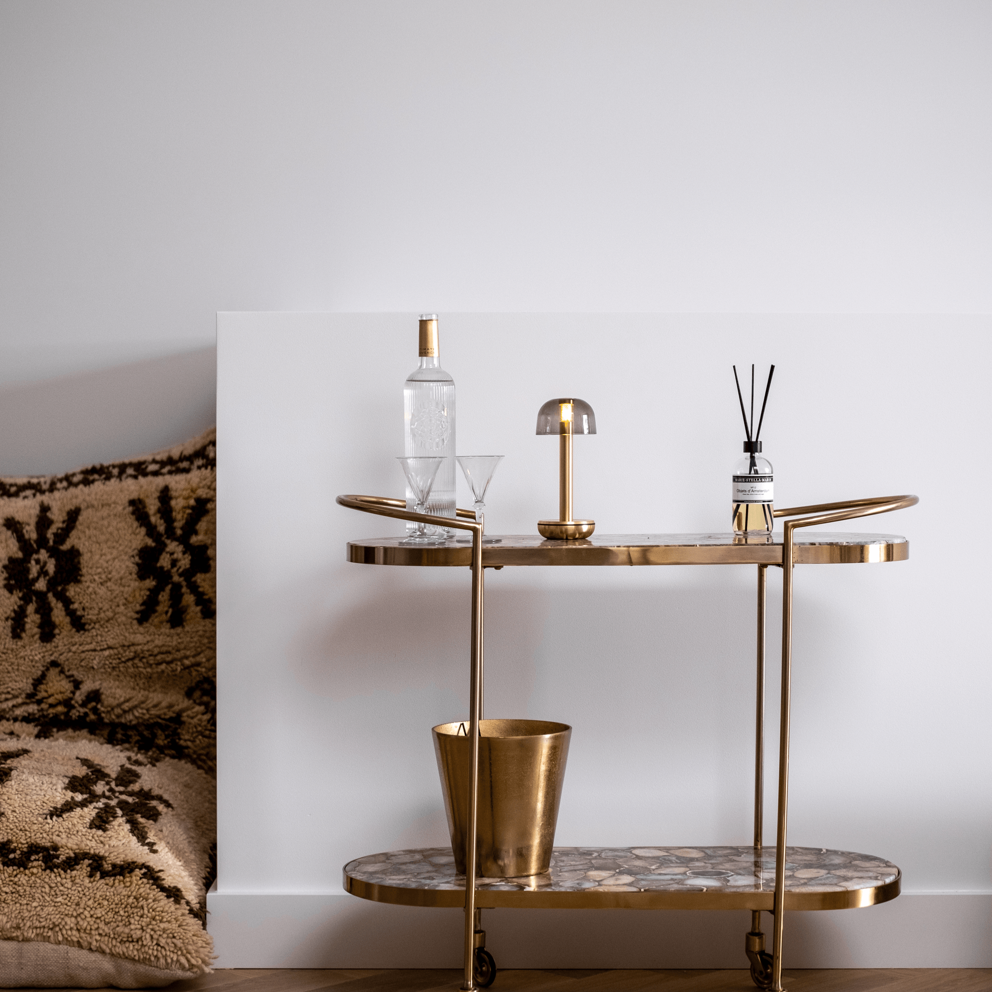 Humble Two Table Light - Gold Smoked Shade