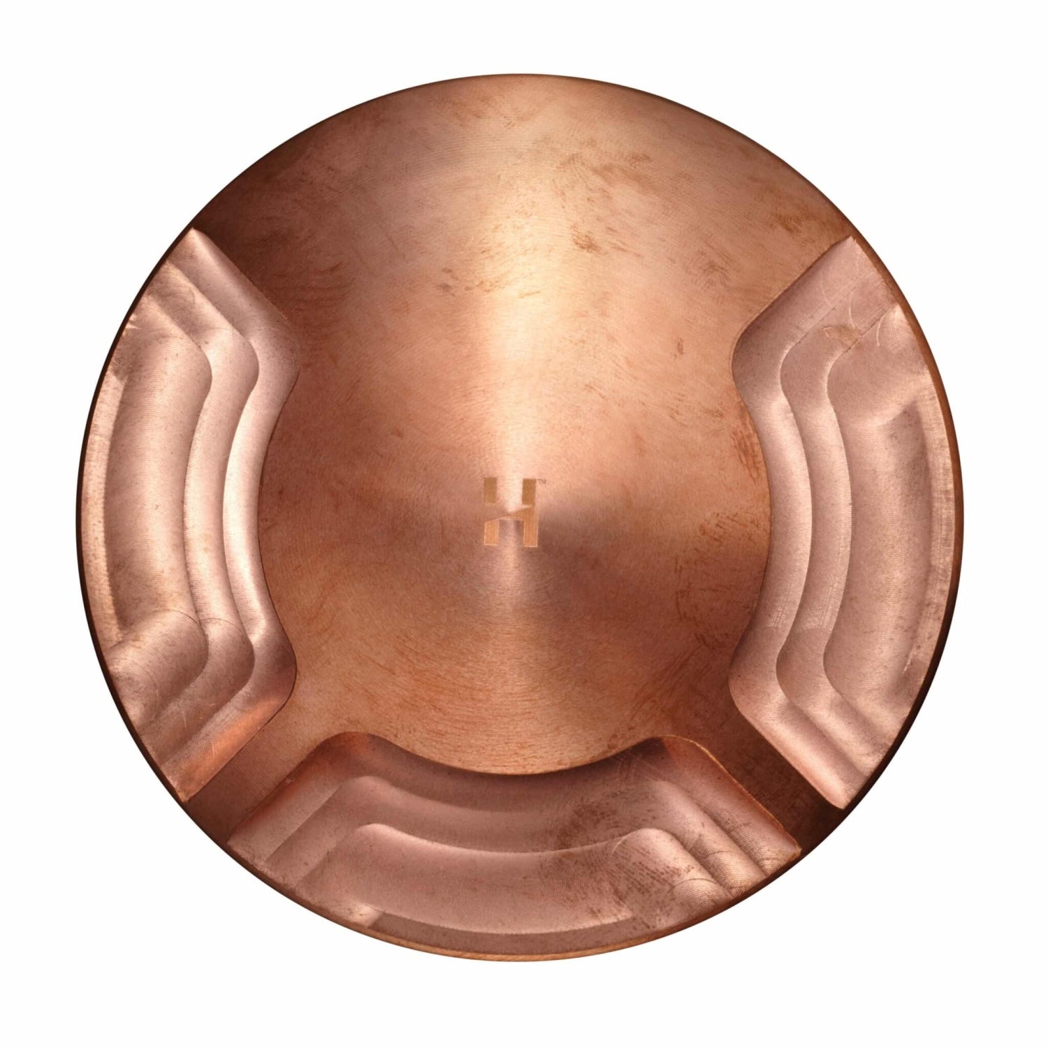Hunza Pure LED SLIM Recessed Path Light 3 Facet - Copper - Low Voltage