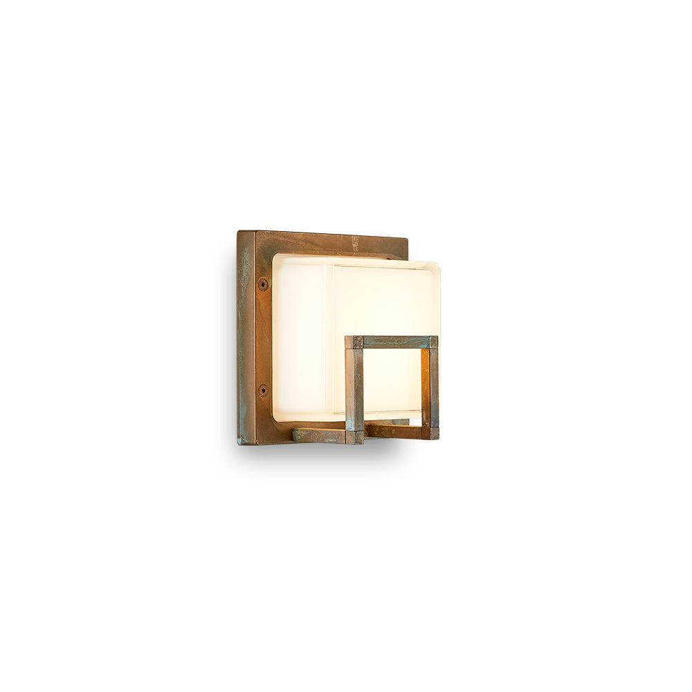 Moretti Luce Ice Cubic Square LED Wall Lamp - Central Square