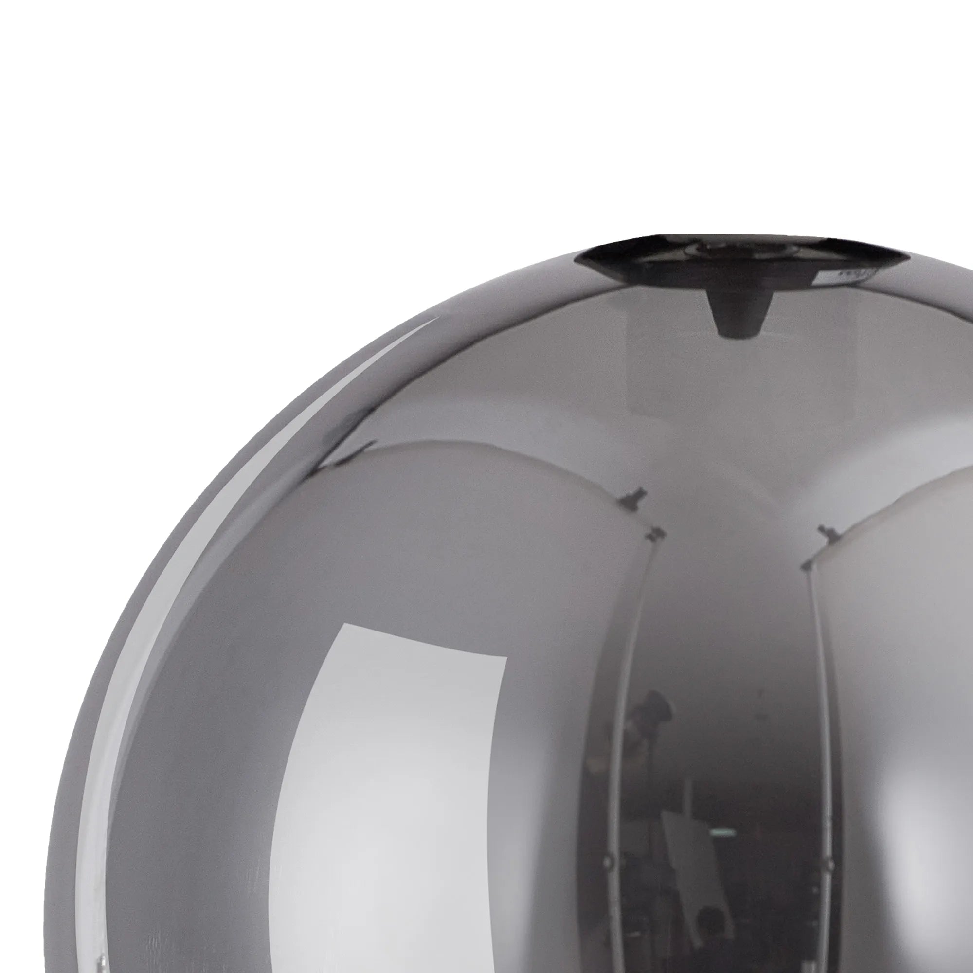 Deacon 15cm Round Chrome Plated Glass