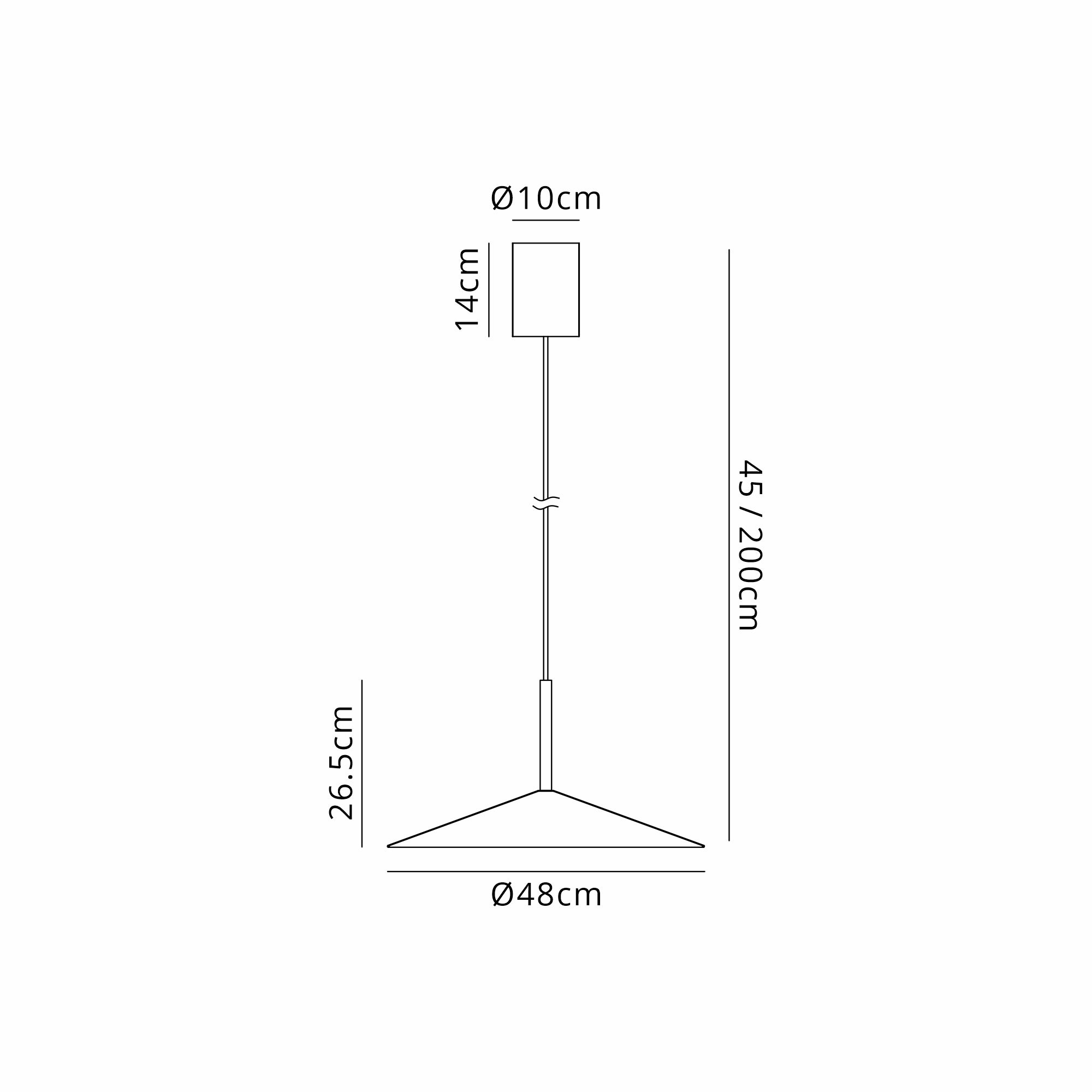 Mantra Calice 48cm Rise And Fall Pendant 16W LED - Green & White