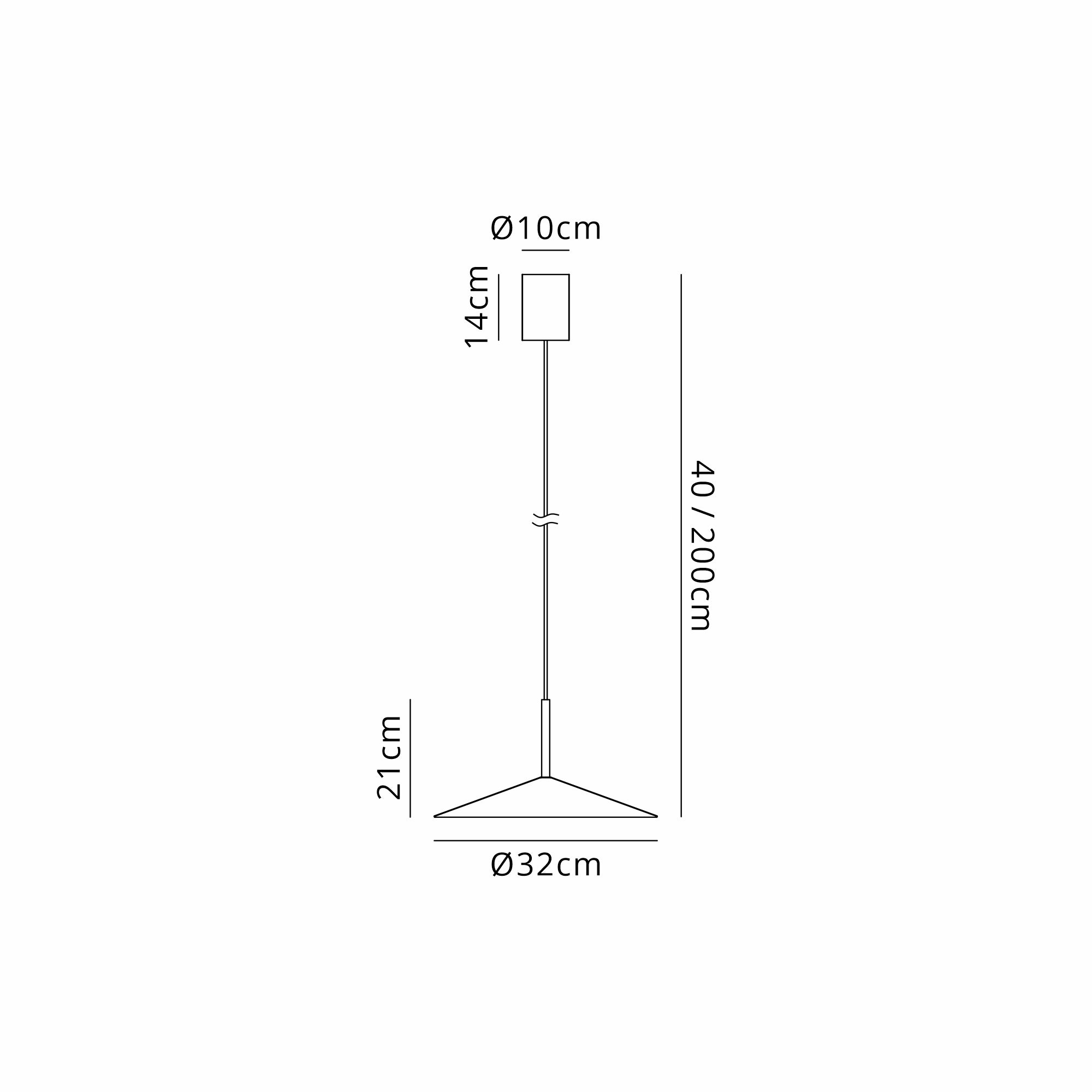 Mantra Calice 32cm Rise And Fall Pendant 9W LED - Green & White