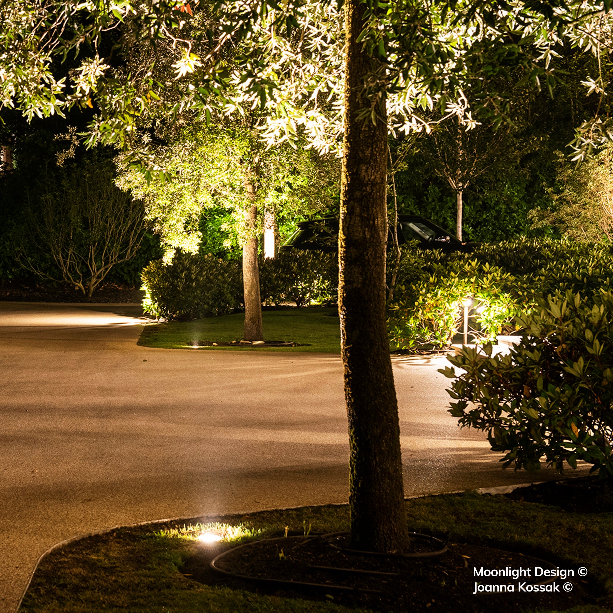 Hunza Lawn Light GU10 - Powder Coat - Mains