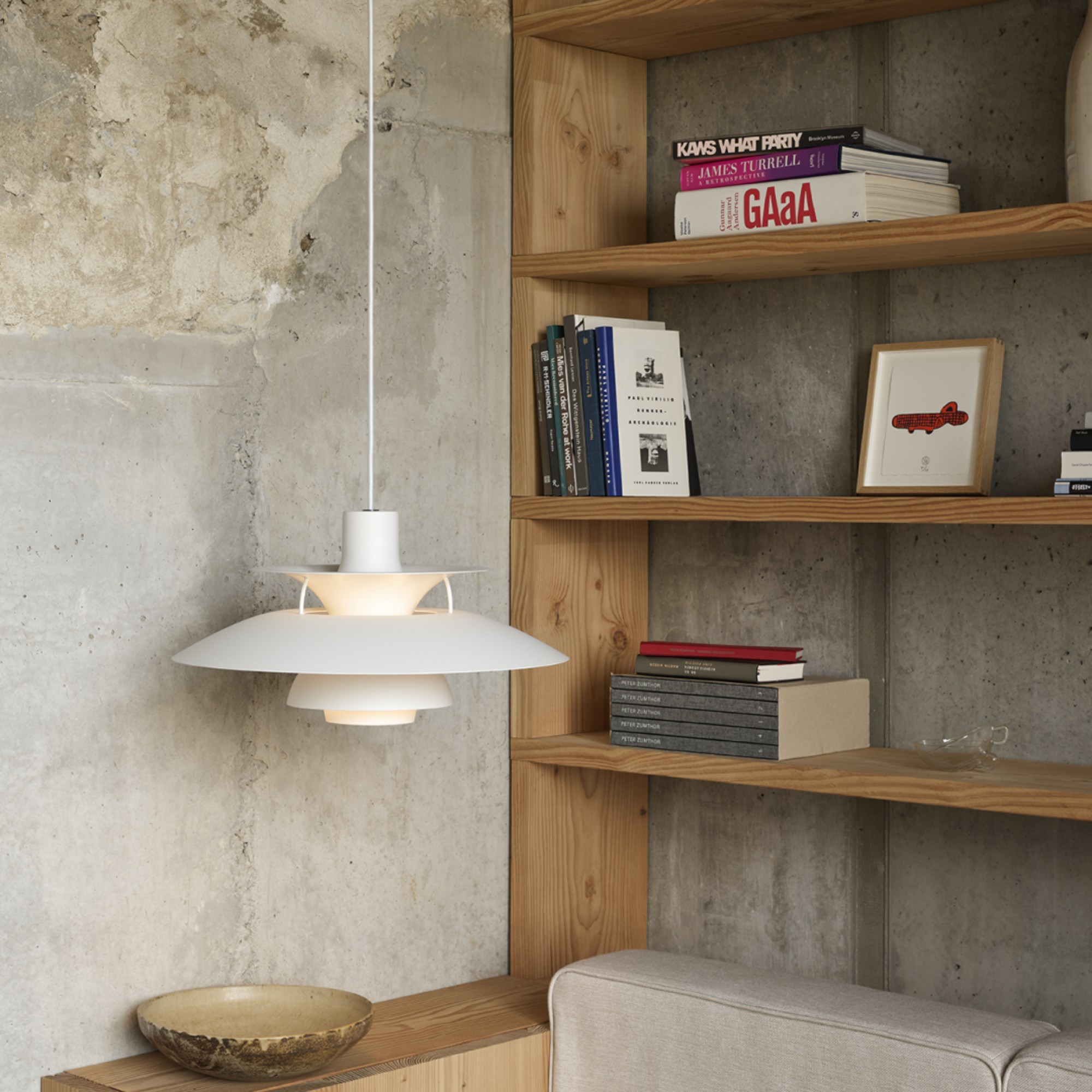 Louis Poulsen PH 5 Pendant Light - Monochrome Collection