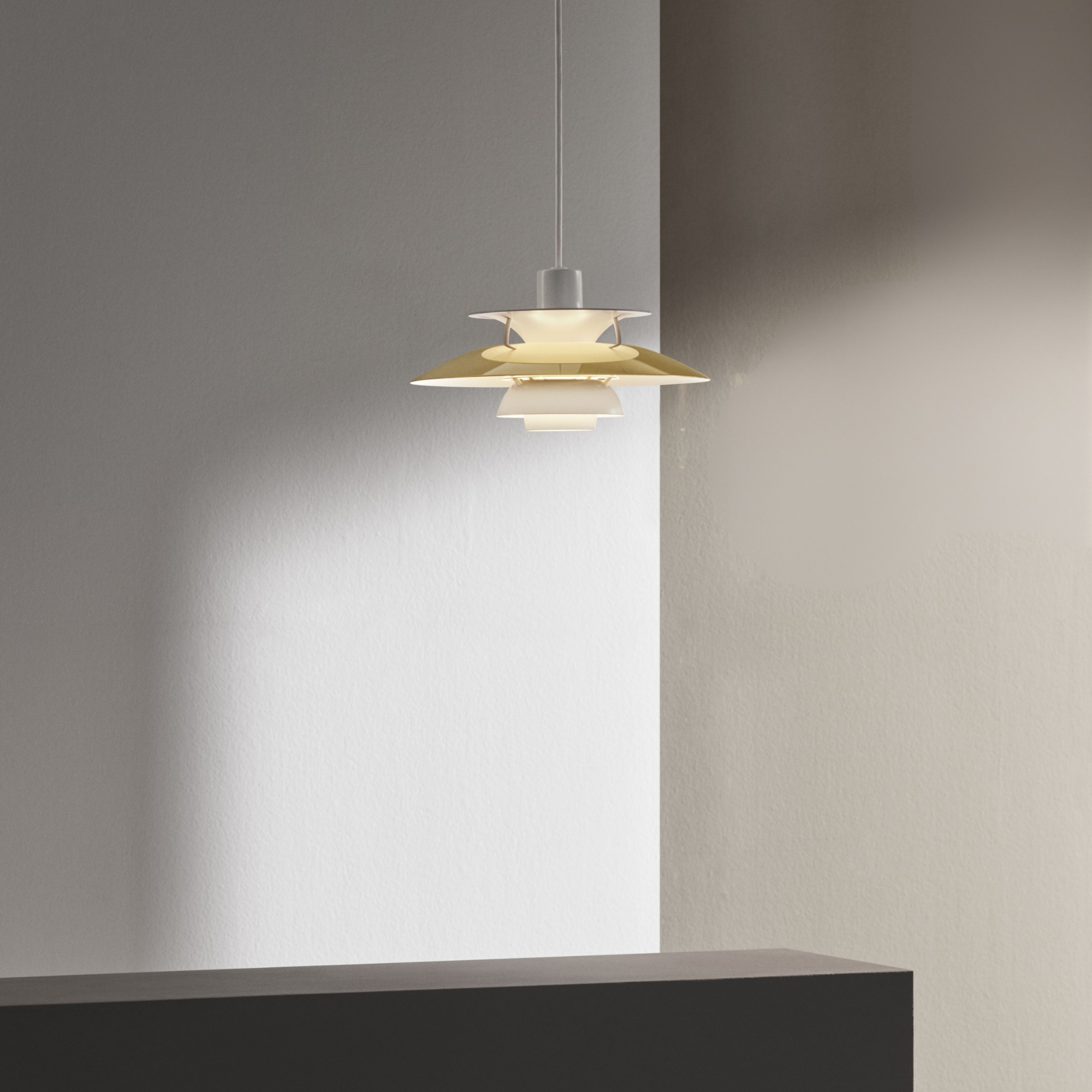 Louis Poulsen PH 5 Mini Pendant Light - Metallic Collection