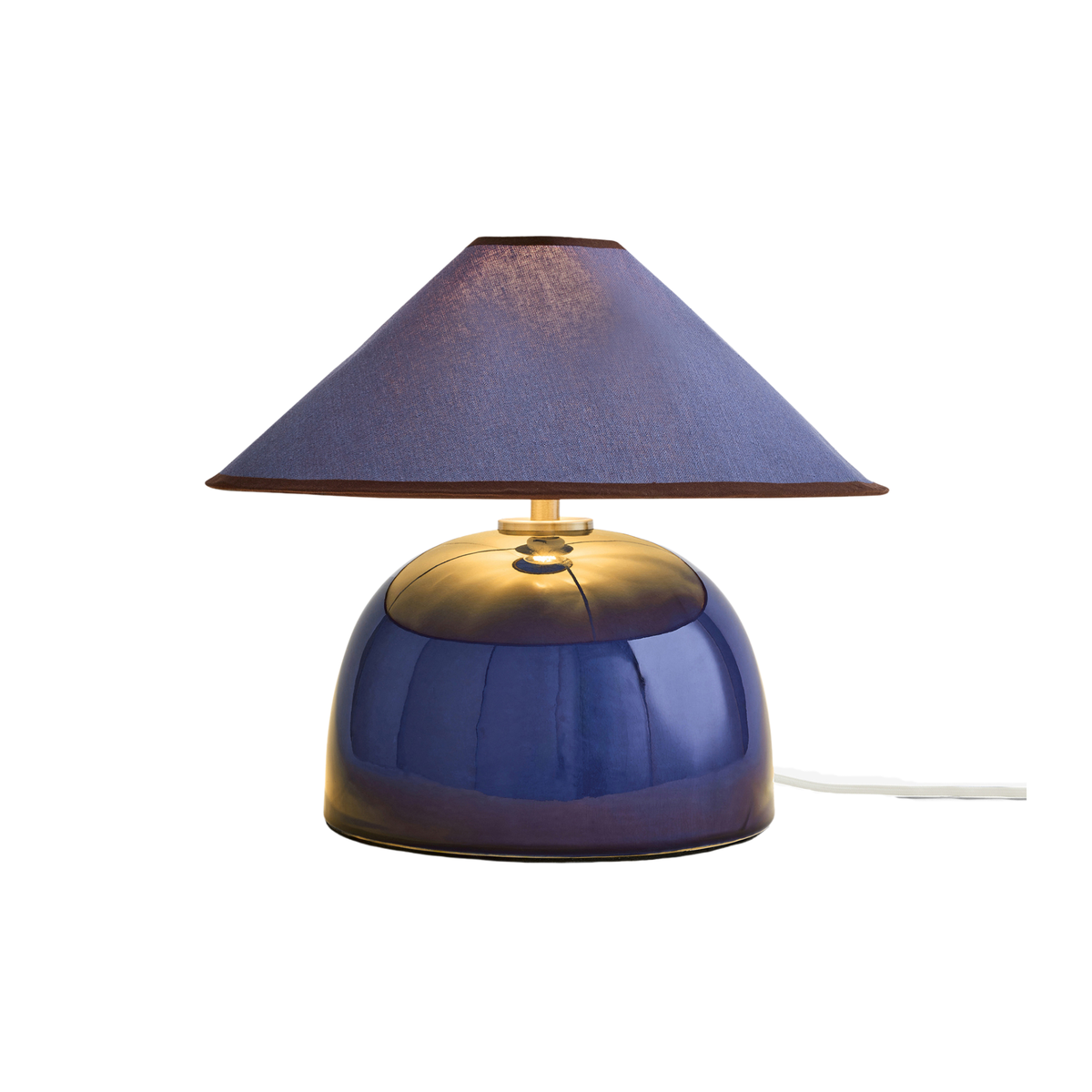 MADE.COM Nora Table Lamp - Navy Blue
