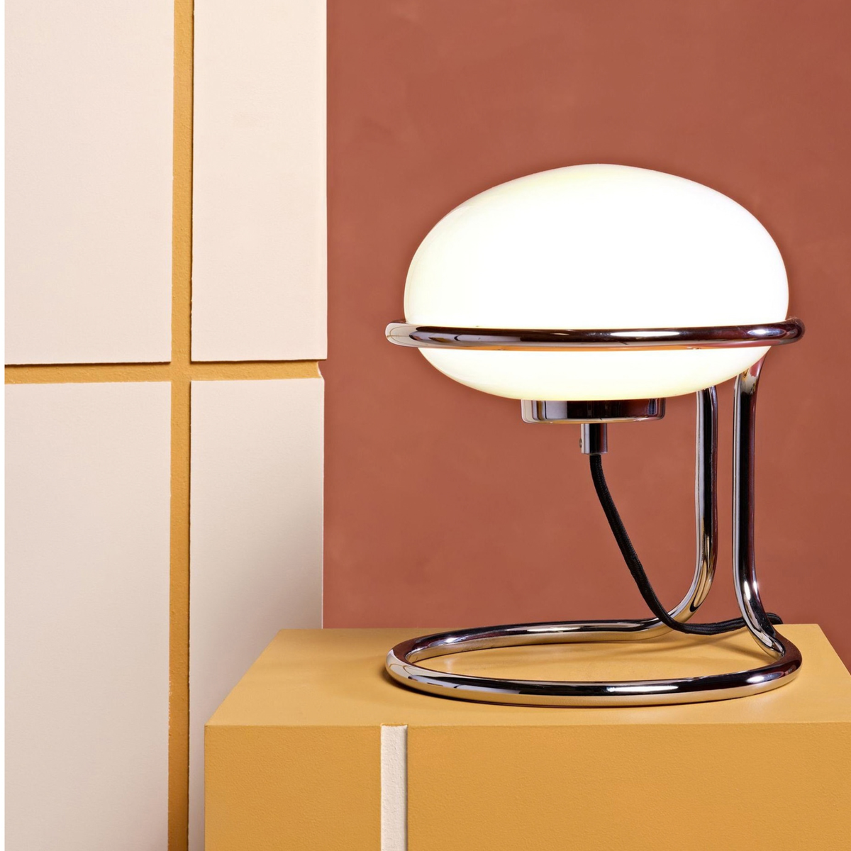 MADE.COM Piper Table Lamp - Chrome