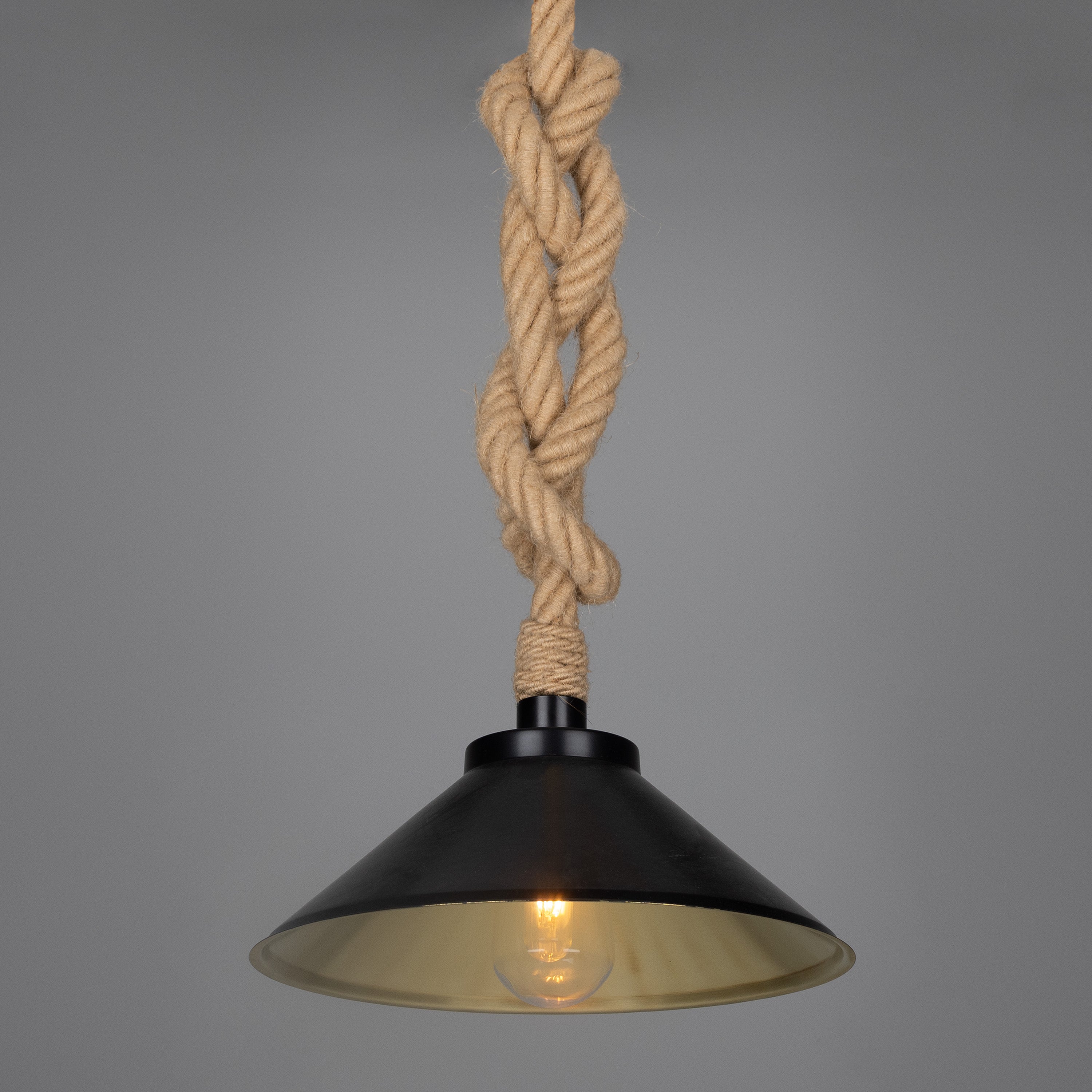 Mullan Naxos Rope Pendant with Finish Options