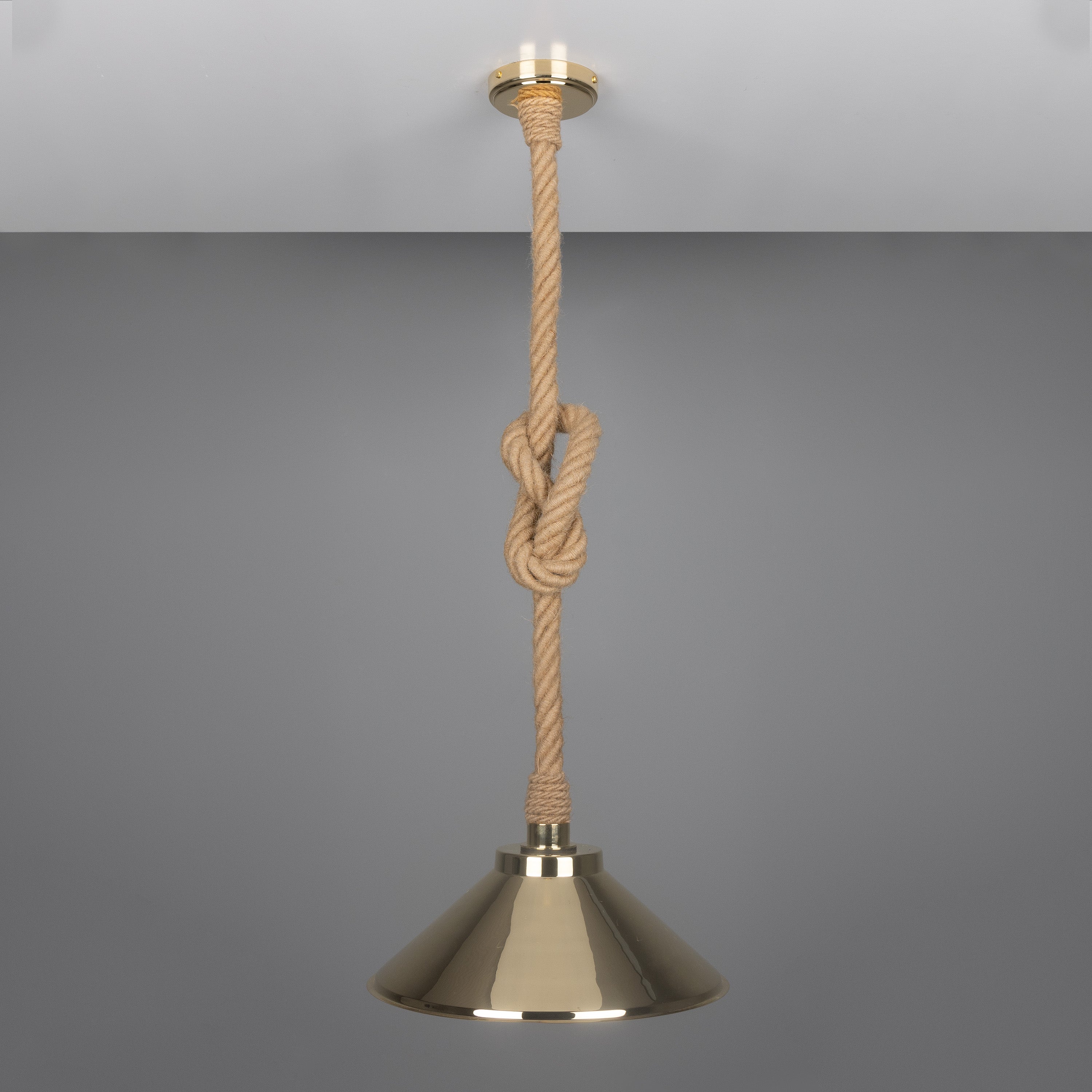 Mullan Naxos Rope Pendant with Finish Options