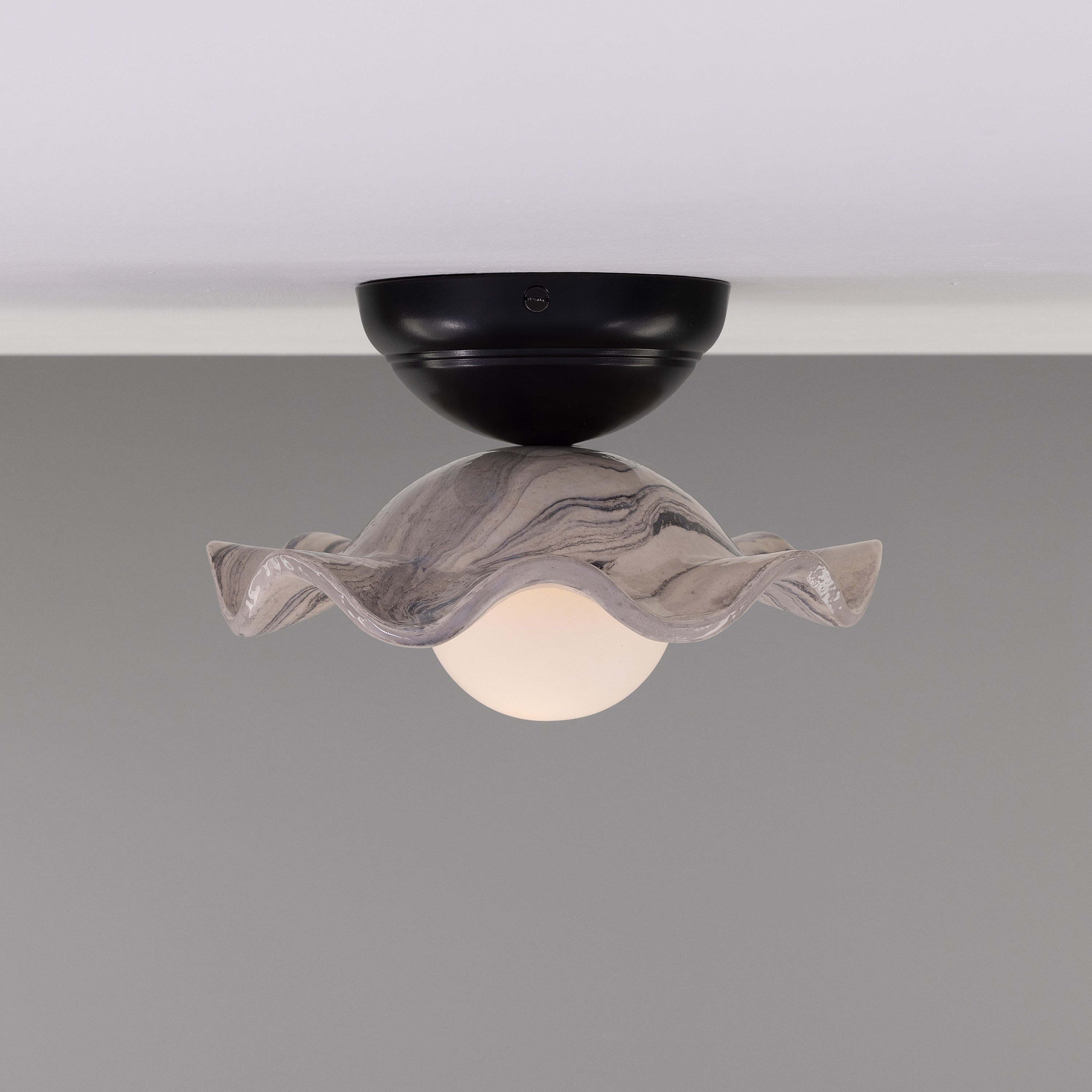 Mullan Rivale Ceiling Light - Marbled with Finish Options