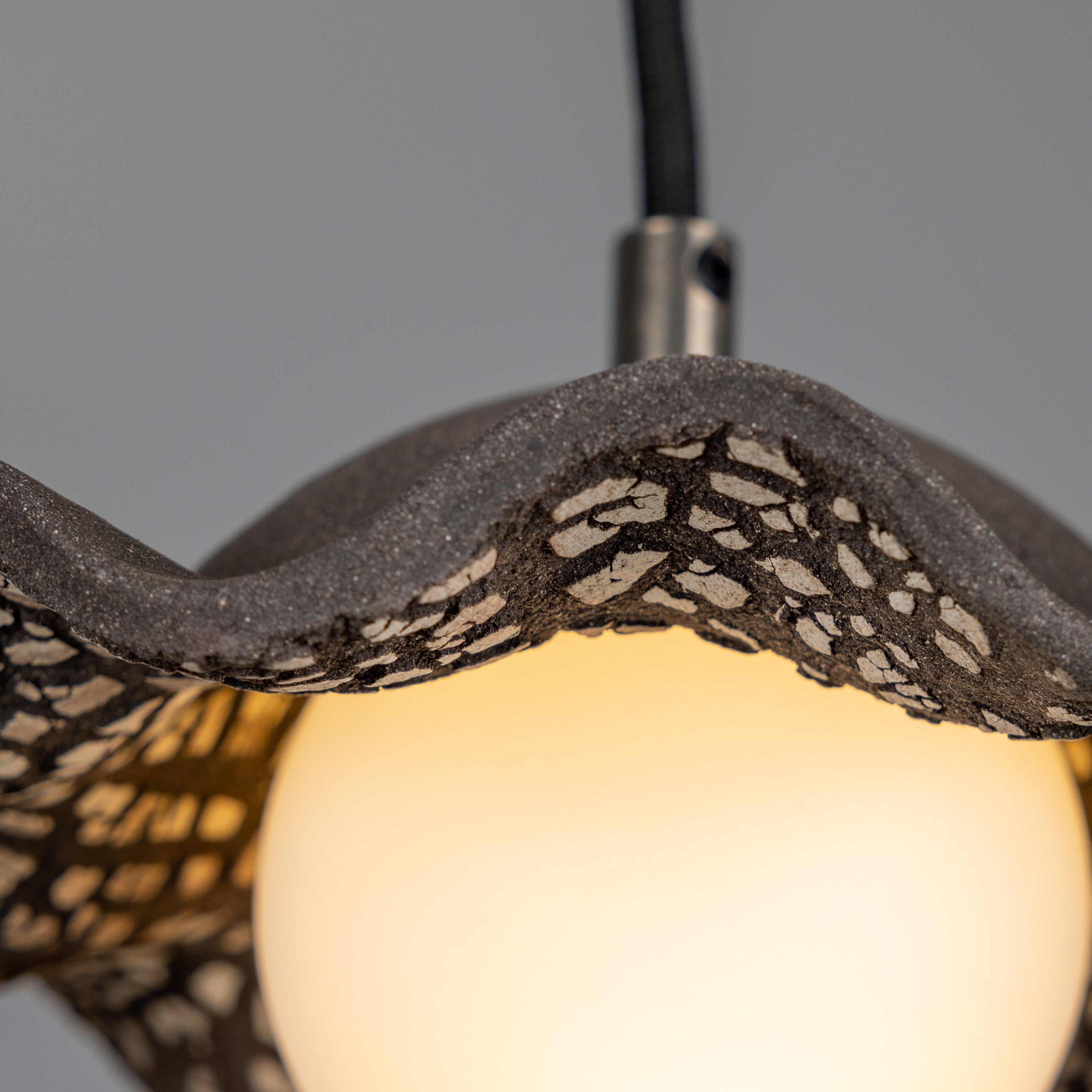 Mullan Rivale Pendant - Black Clay with Finish Options