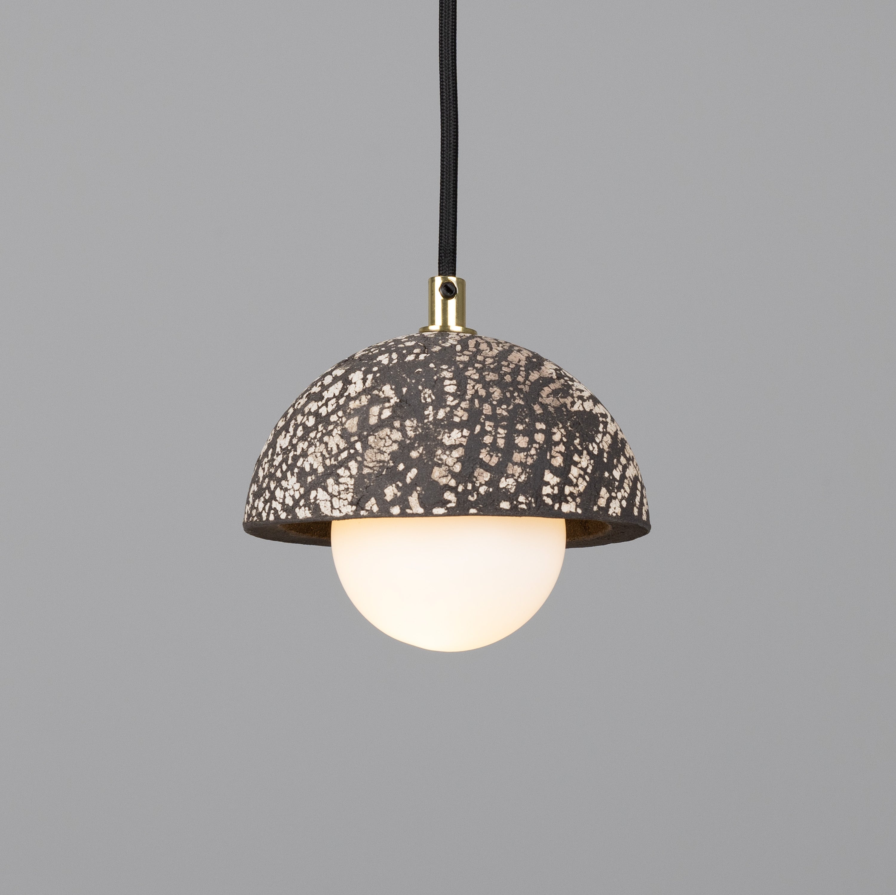 Mullan Ferox Pendant - Black Clay with Finish Options
