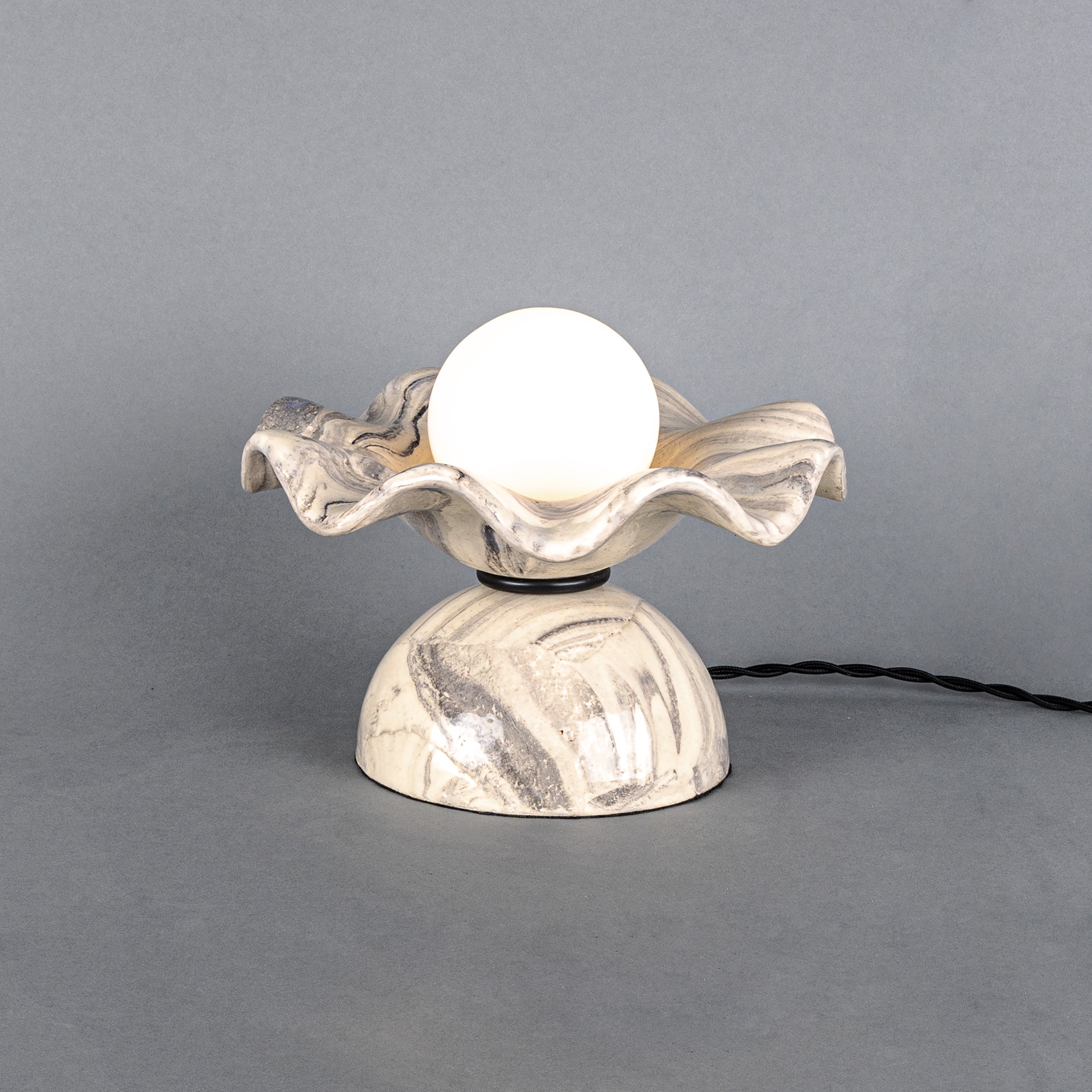 Mullan Rivale Table Lamp - Marbled with Finish Options