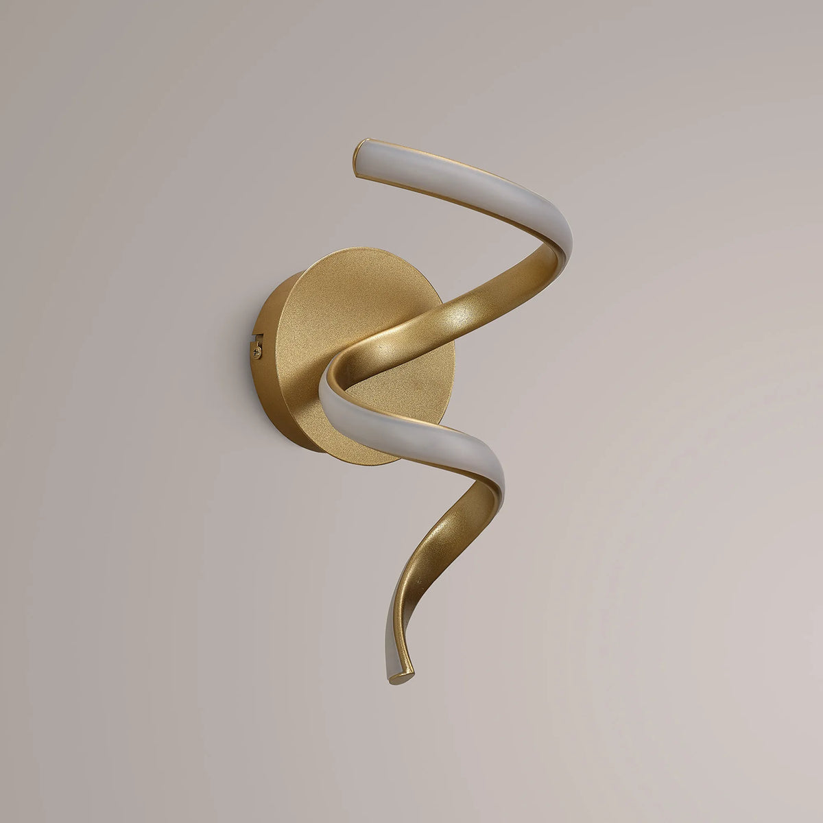 Fabula Bluebell Spiral Wall Light – 18 cm – Champagne Gold