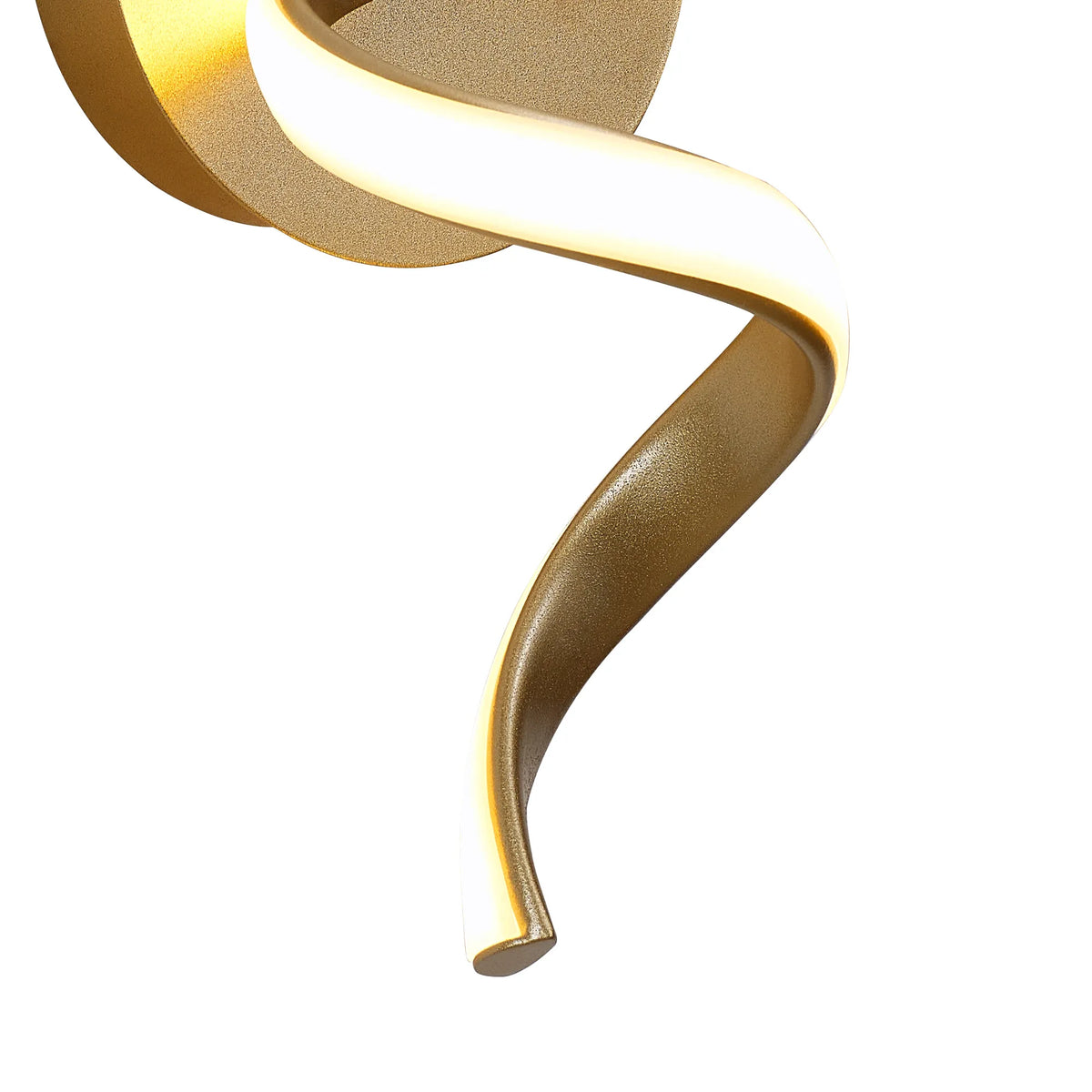 Fabula Bluebell Spiral Wall Light – 18 cm – Champagne Gold