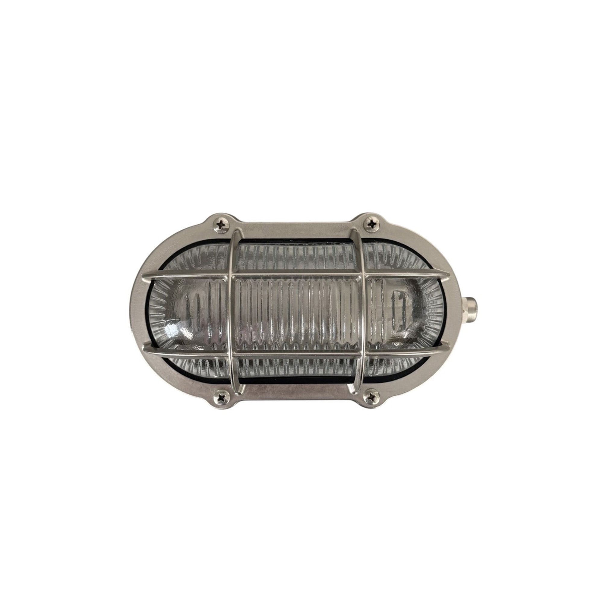 Navigator Merchant Bulkhead Wall Light - Satin Nickel