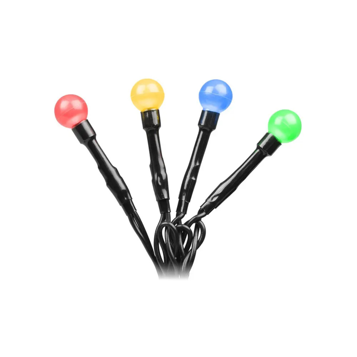 Konstsmide Christmas 6.32m Cherry Light Set - 80 LED - Multicolour - Dimmable - Clearance
