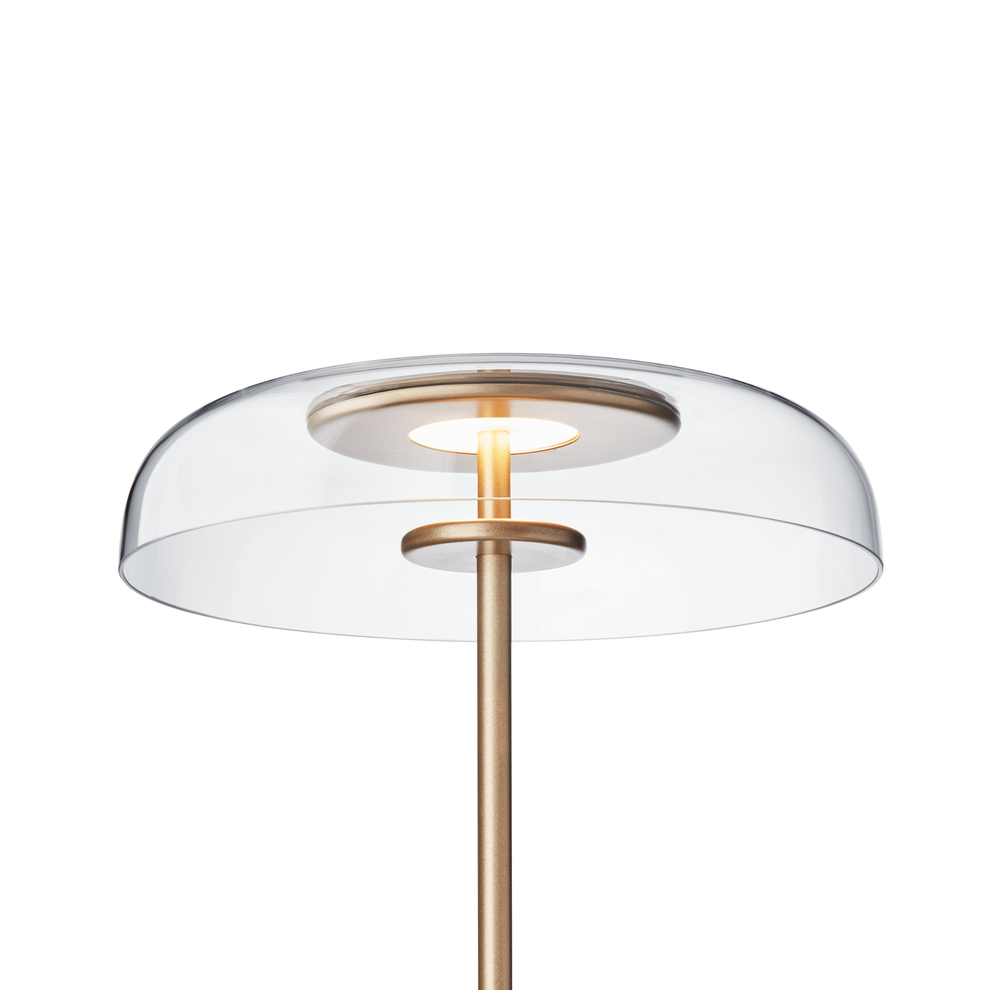 Nuura Blossi Floor Lamp - Nordic Gold & Clear Glass