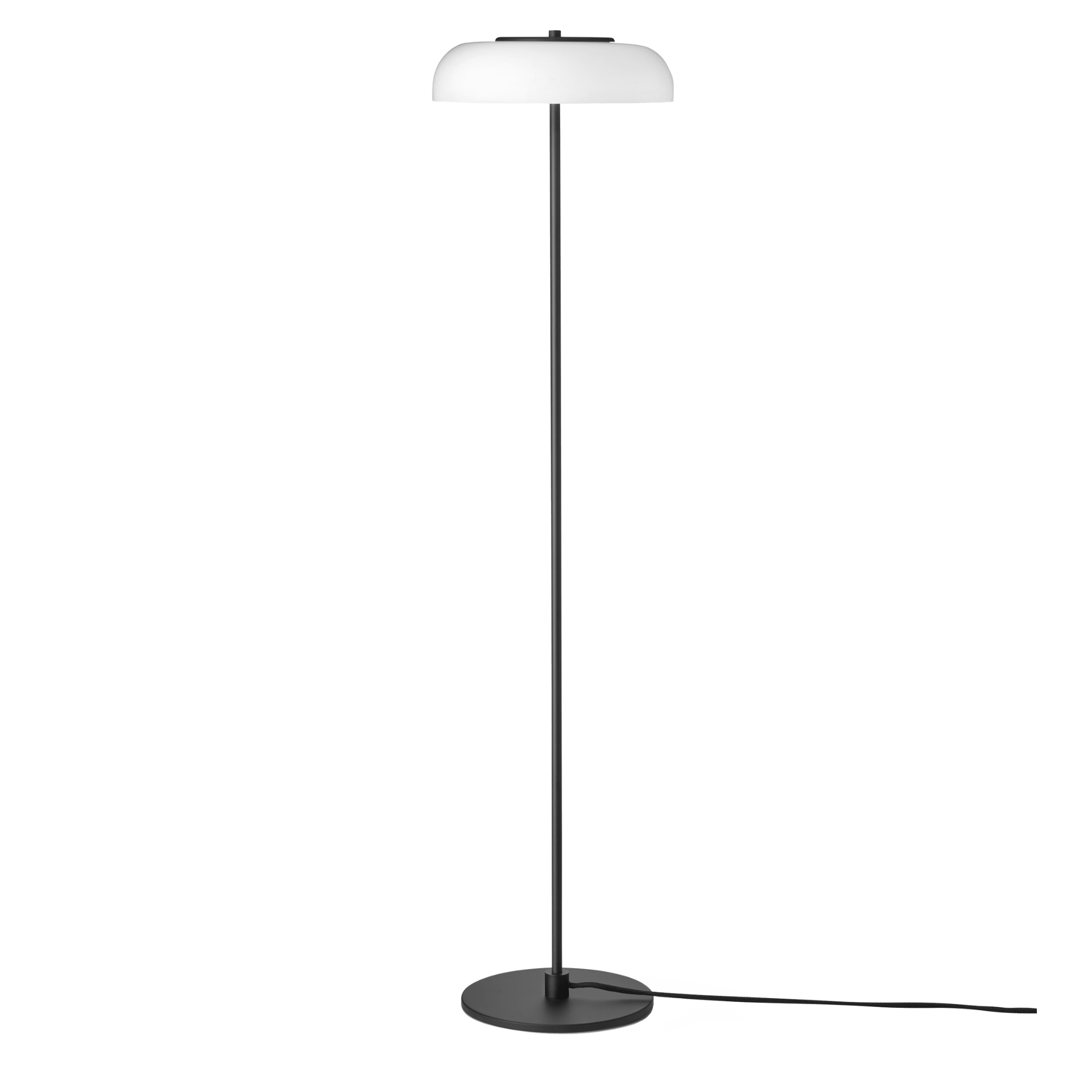 Nuura Blossi Floor Lamp - Black & Opal Glass