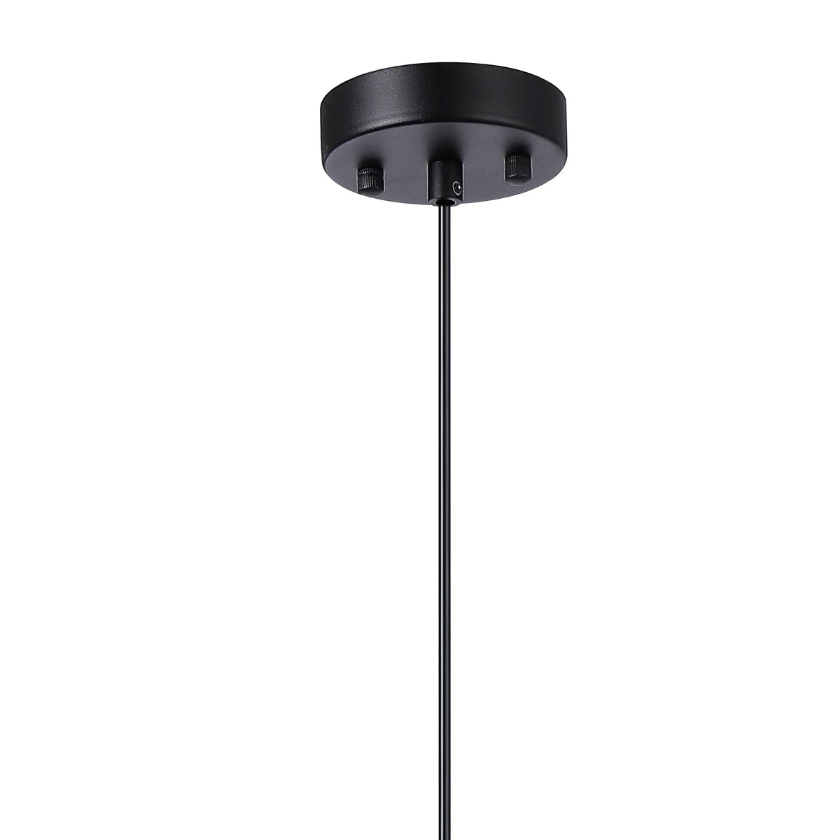 Fabula Oakhurst IP /Semi Flush Pendant Light – 15 cm – Satin Black & Clear Crystal – IP44