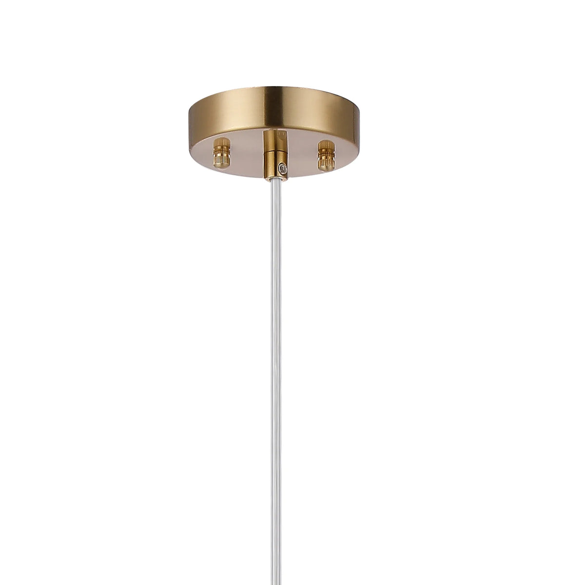 Fabula Oakhurst IP /Semi Flush Pendant Light – 15 cm – Gold & Clear Crystal – IP44