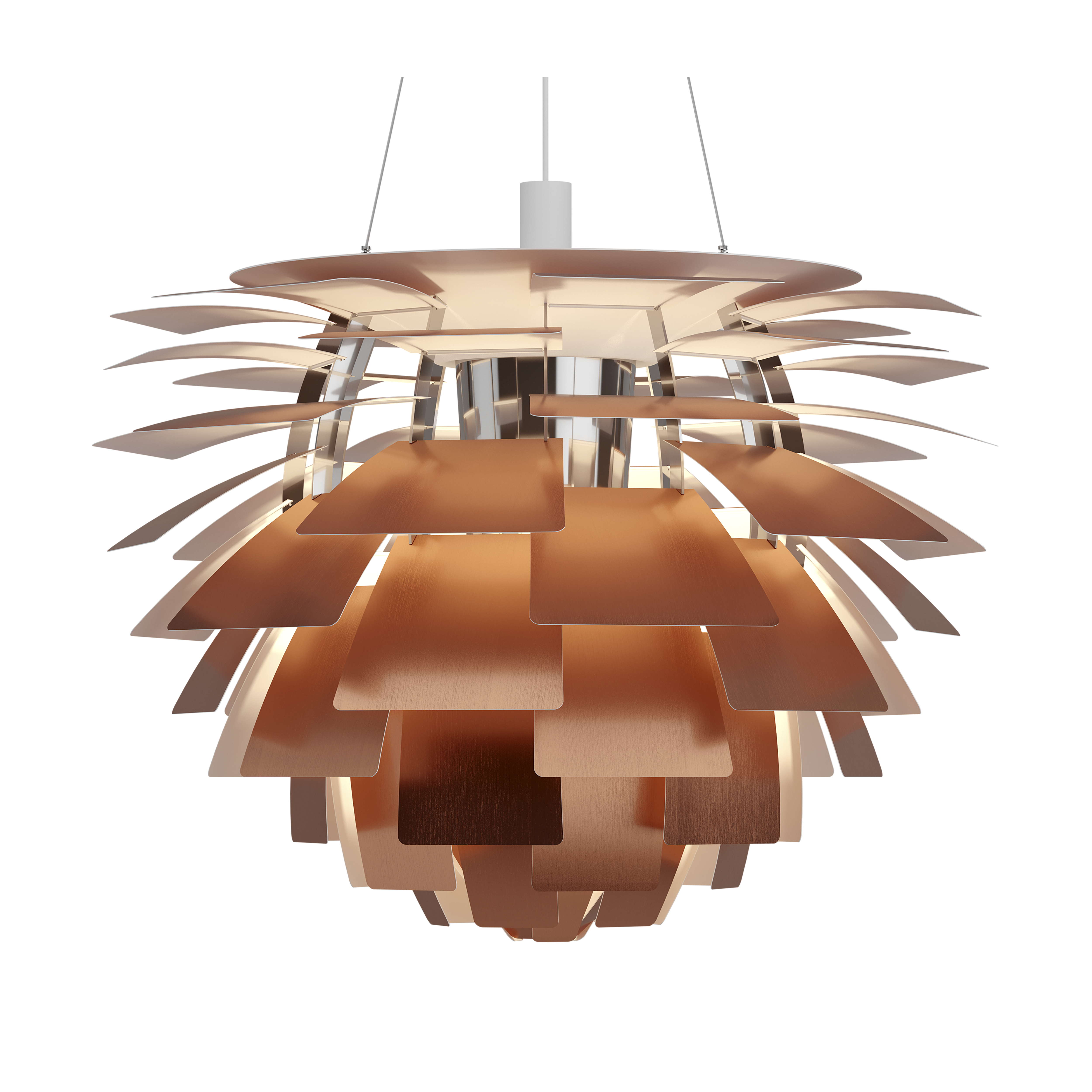 Louis Poulsen PH Artichoke E27 Pendant Light 84cm Diameter - Metallic Collection