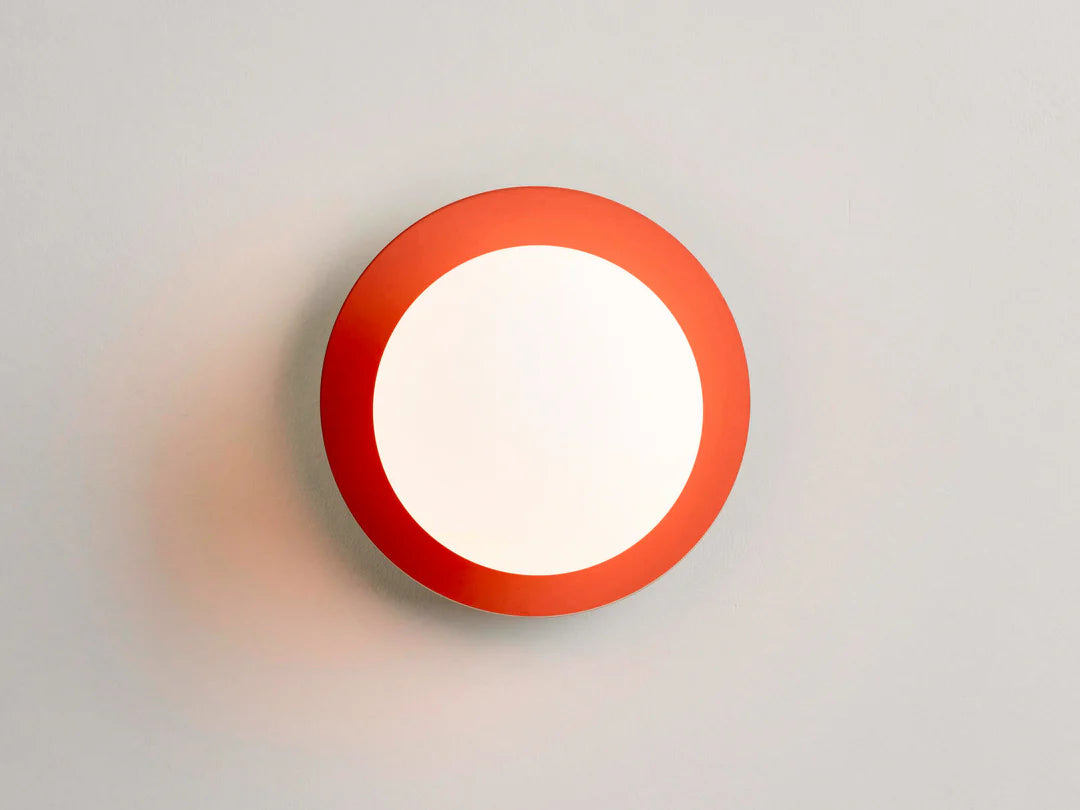 houseof. Opal Disk Wall Light - Peel Orange