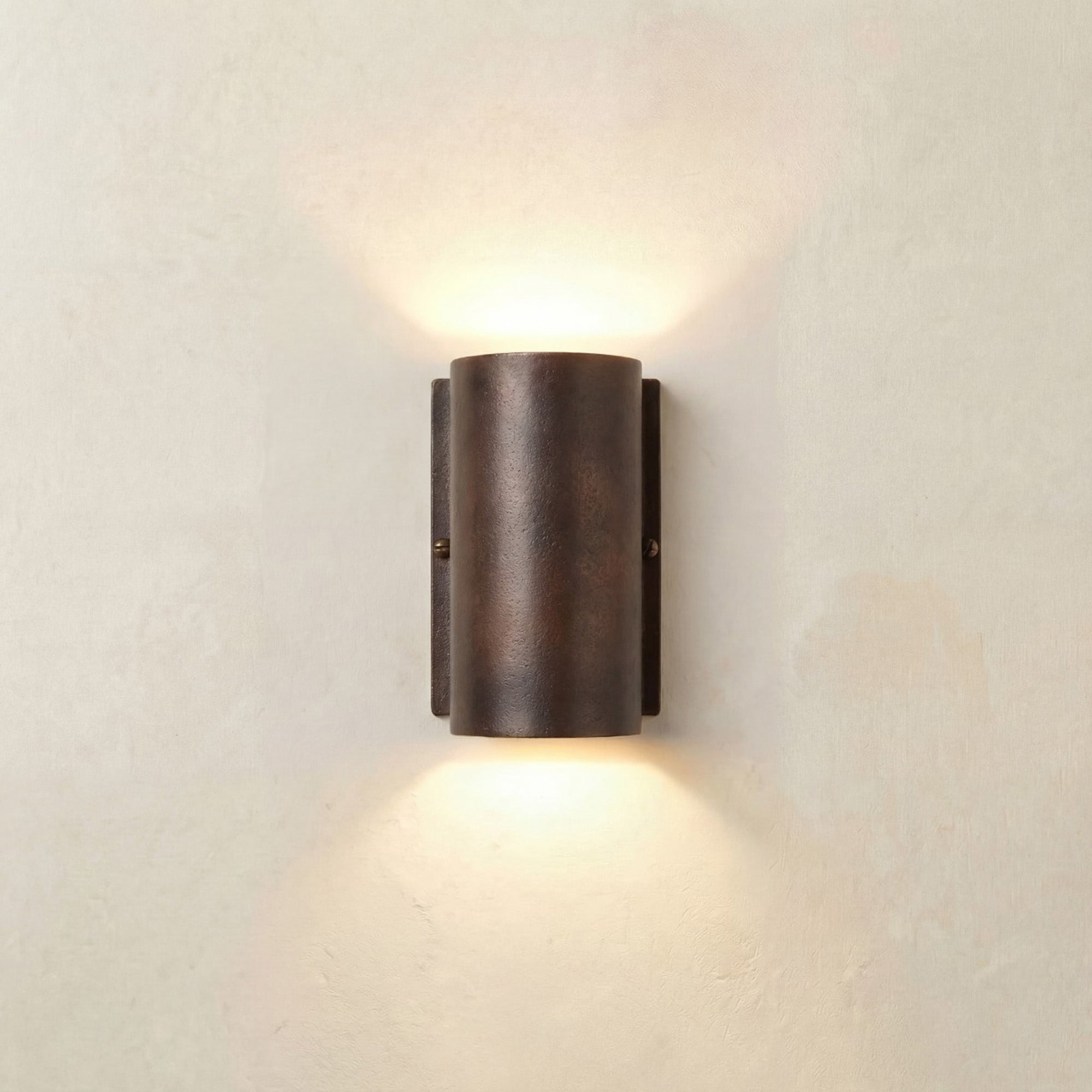 Navigator Pharos Compact Up & Down Wall Light - Antique Brass