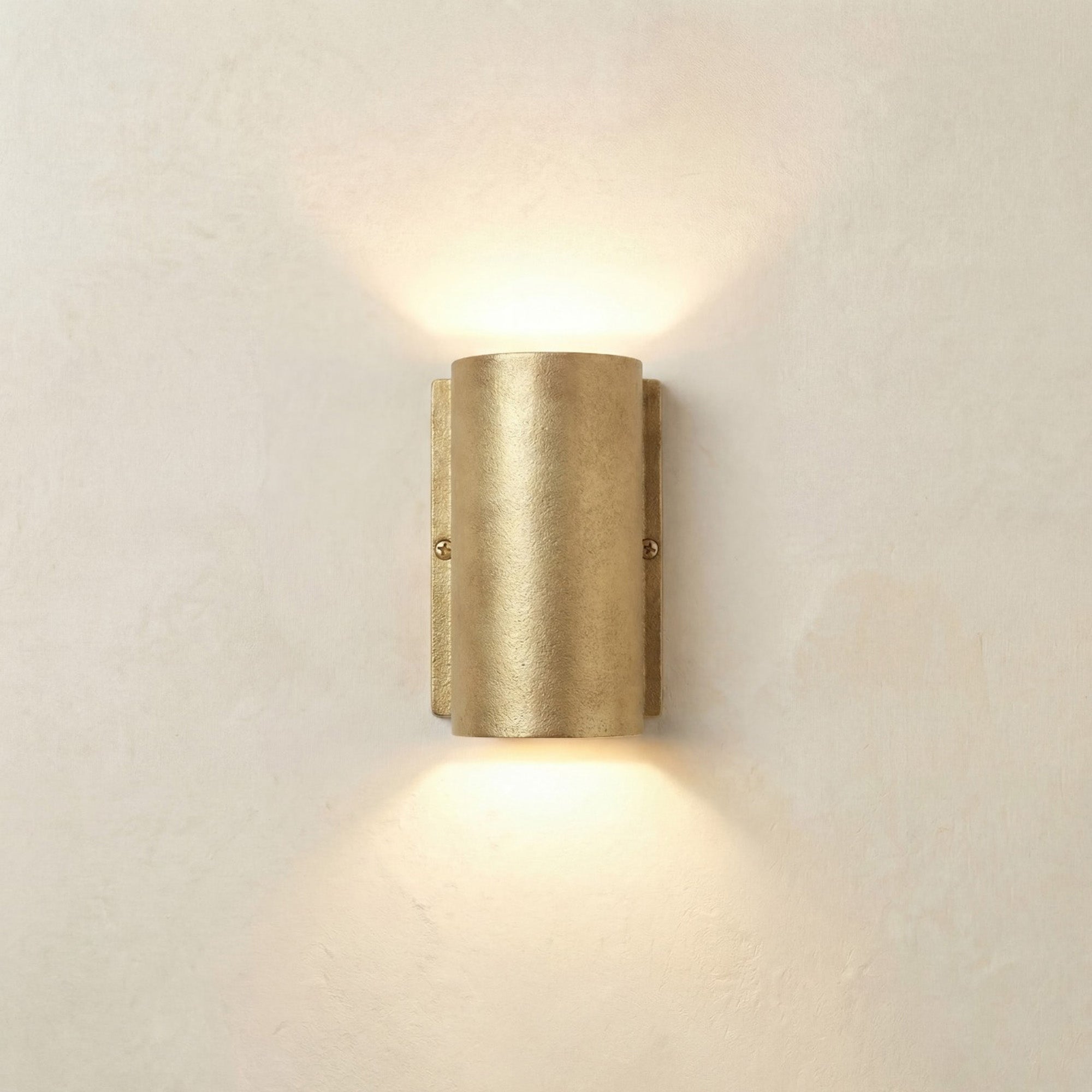 Navigator Pharos Compact Up & Down Wall Light - Raw Brass