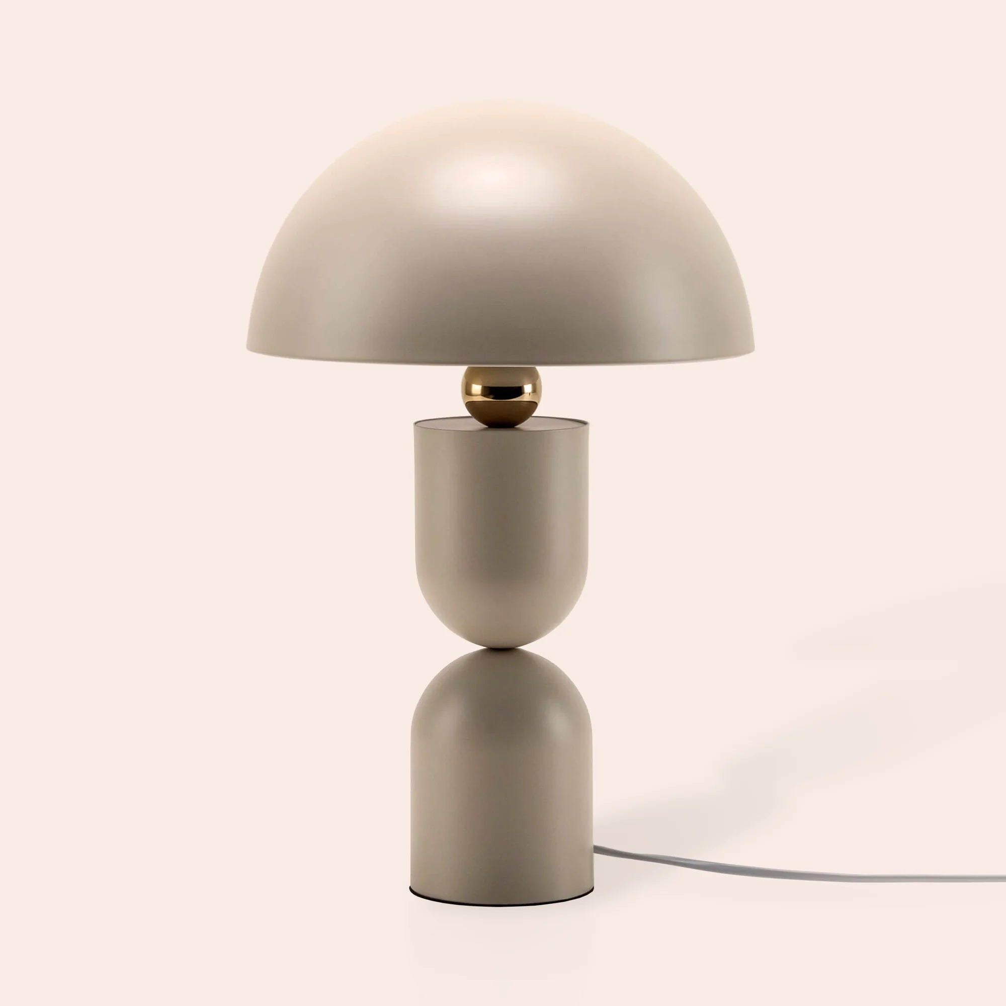 houseof. Mushroom Table Lamp - Sand