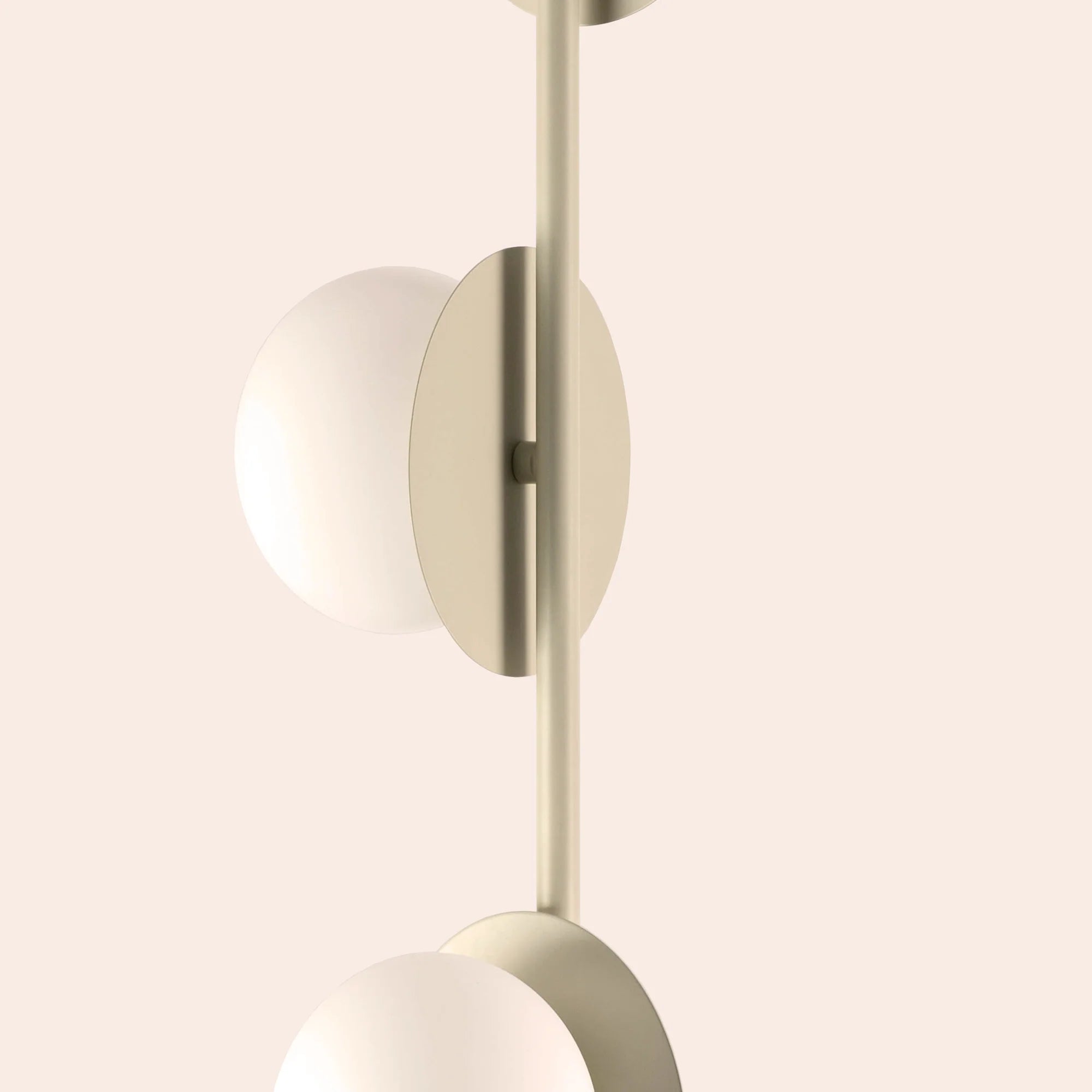 houseof. Opal Disk Floor Lamp - Sand