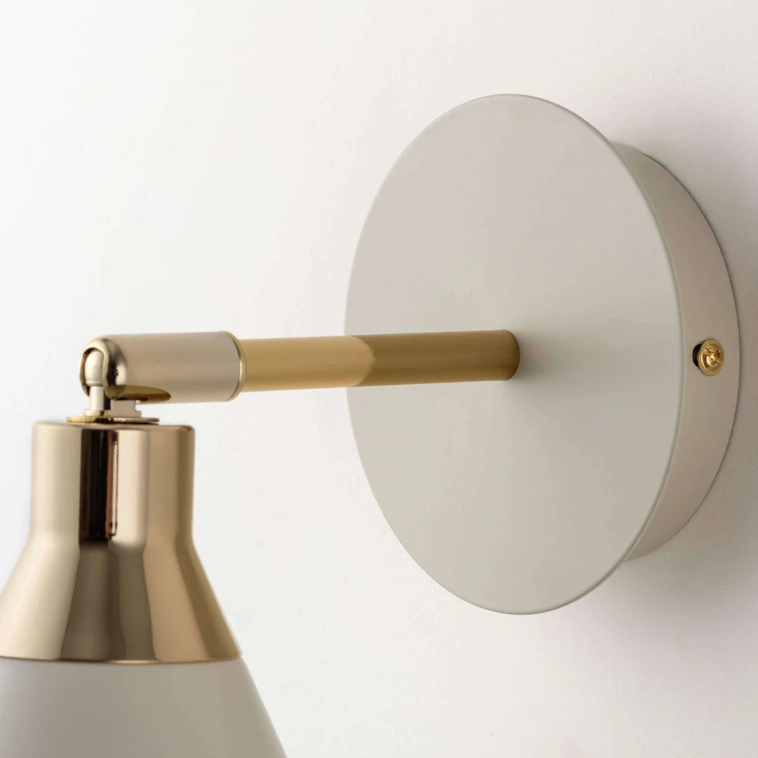 houseof. Cone Wall Light - Sand Grey