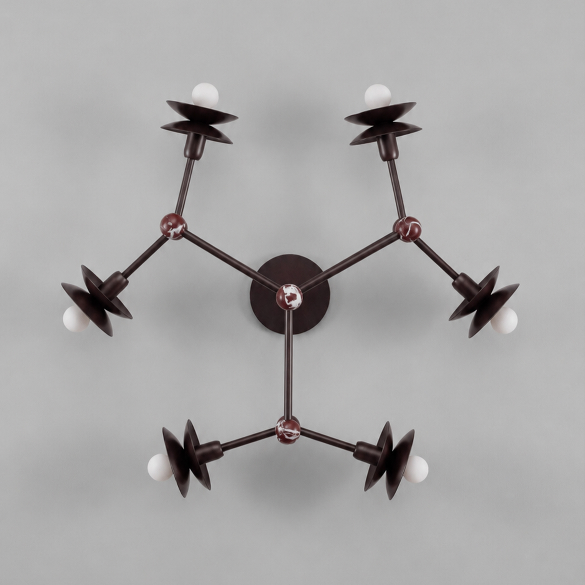 Schwung Babylon 6 Light Flush/Wall Sconce Light