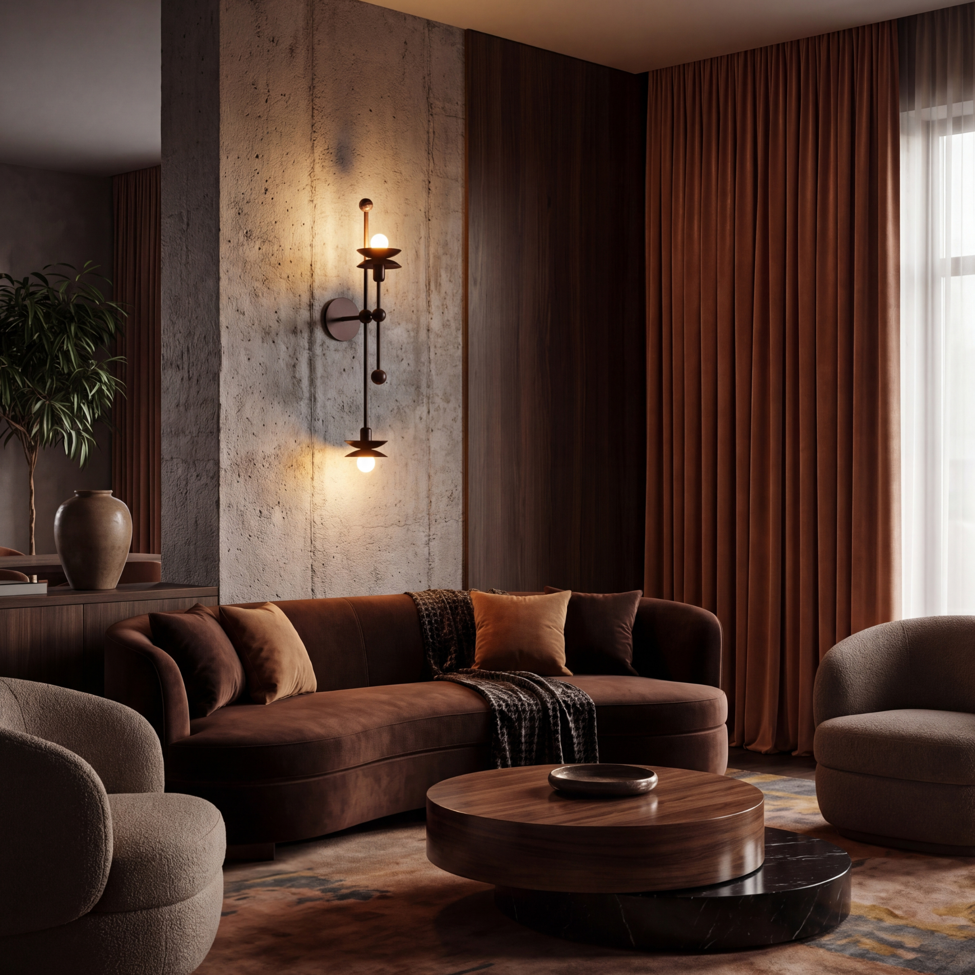 Schwung Babylon Double Flush/Wall Sconce Light