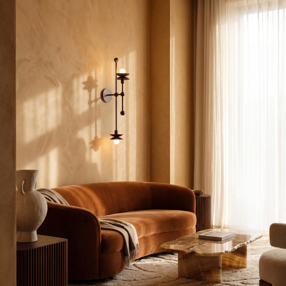 Schwung Babylon Double Flush/Wall Sconce Light