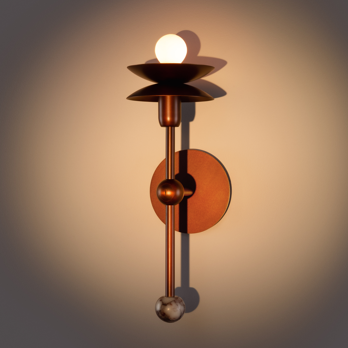 Schwung Babylon Single Wall Sconce Light