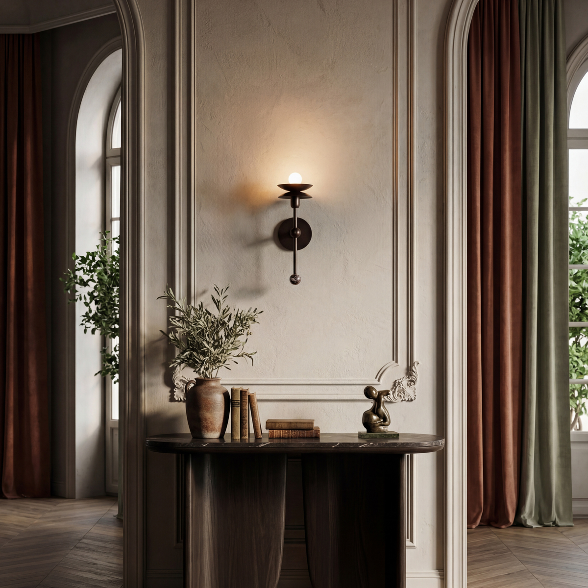 Schwung Babylon Single Wall Sconce Light