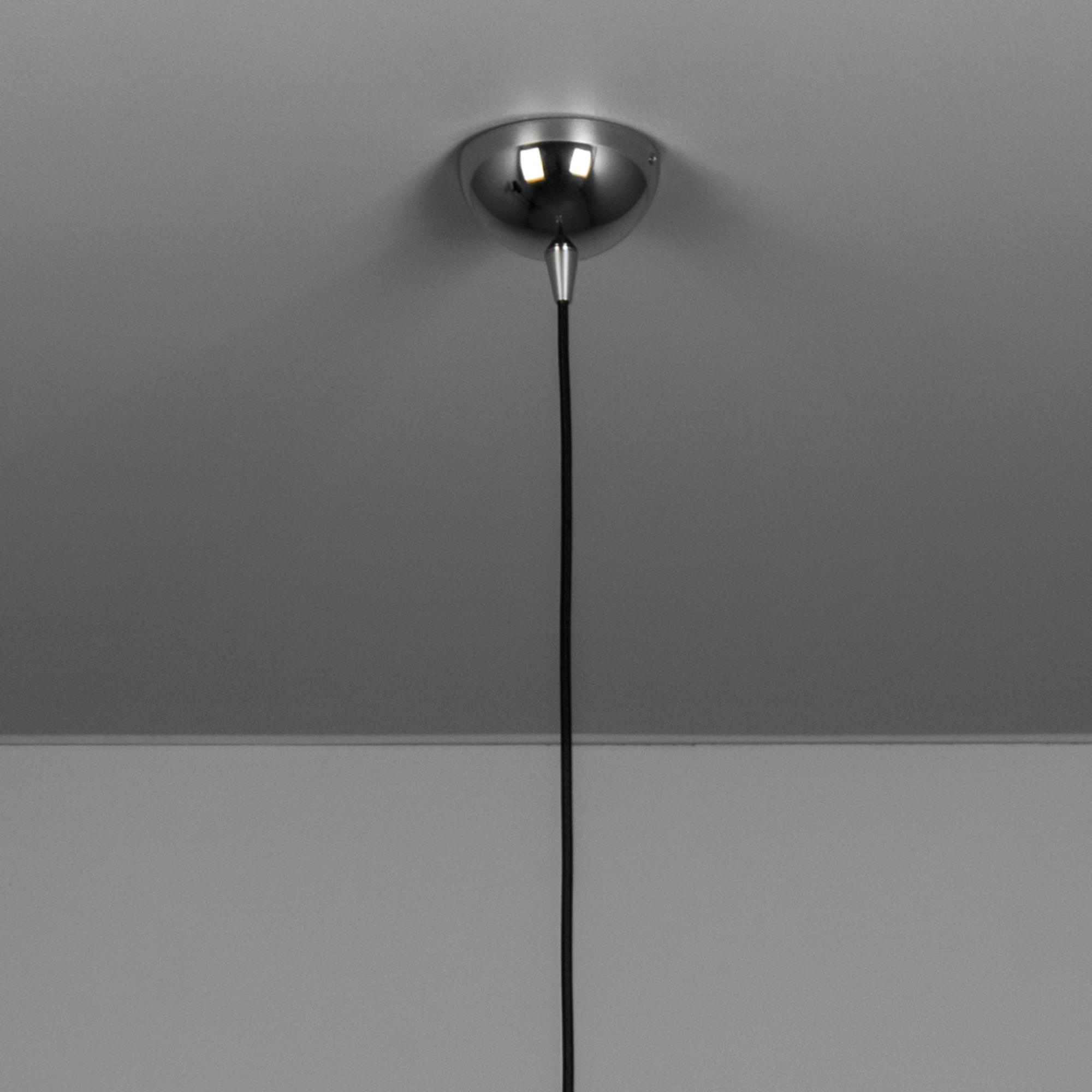 Schwung Glass Globe Single Pendant - Transparent Glass