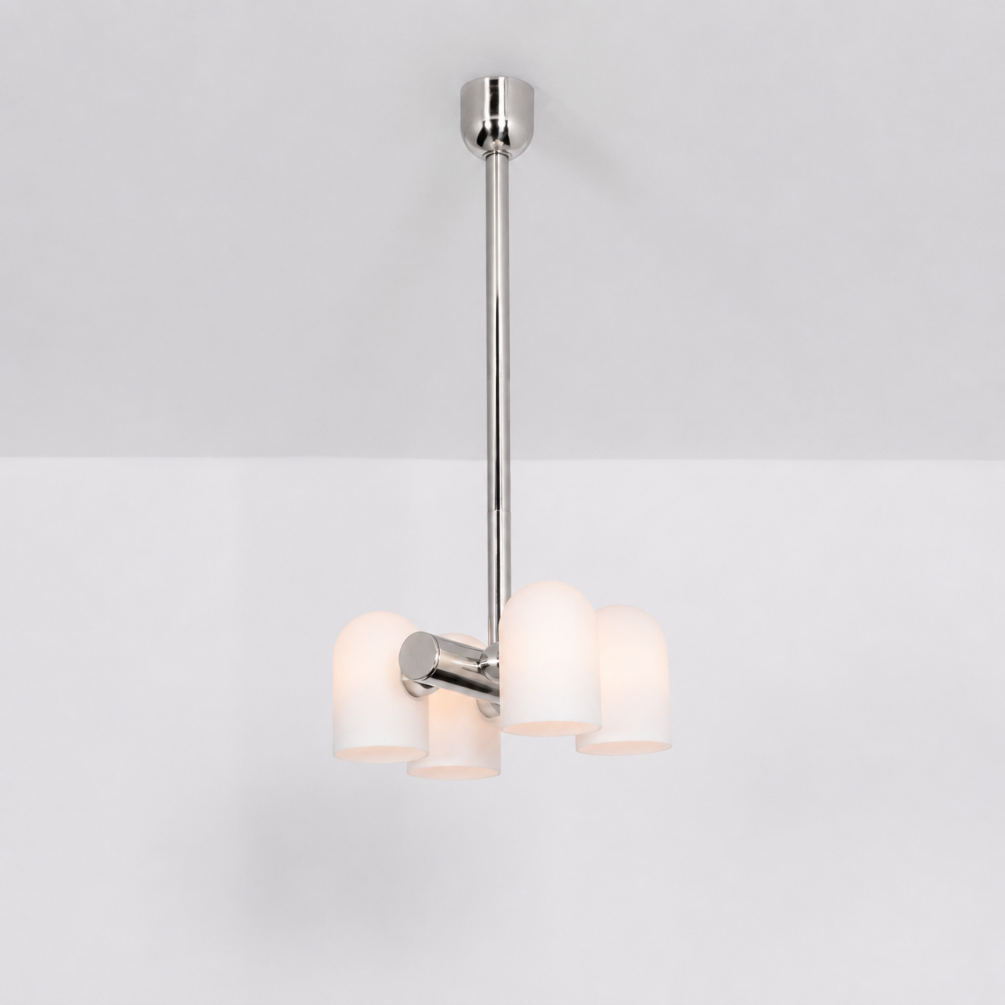 Schwung Odyssey 4 Light Pendant - Opal Mat Glass