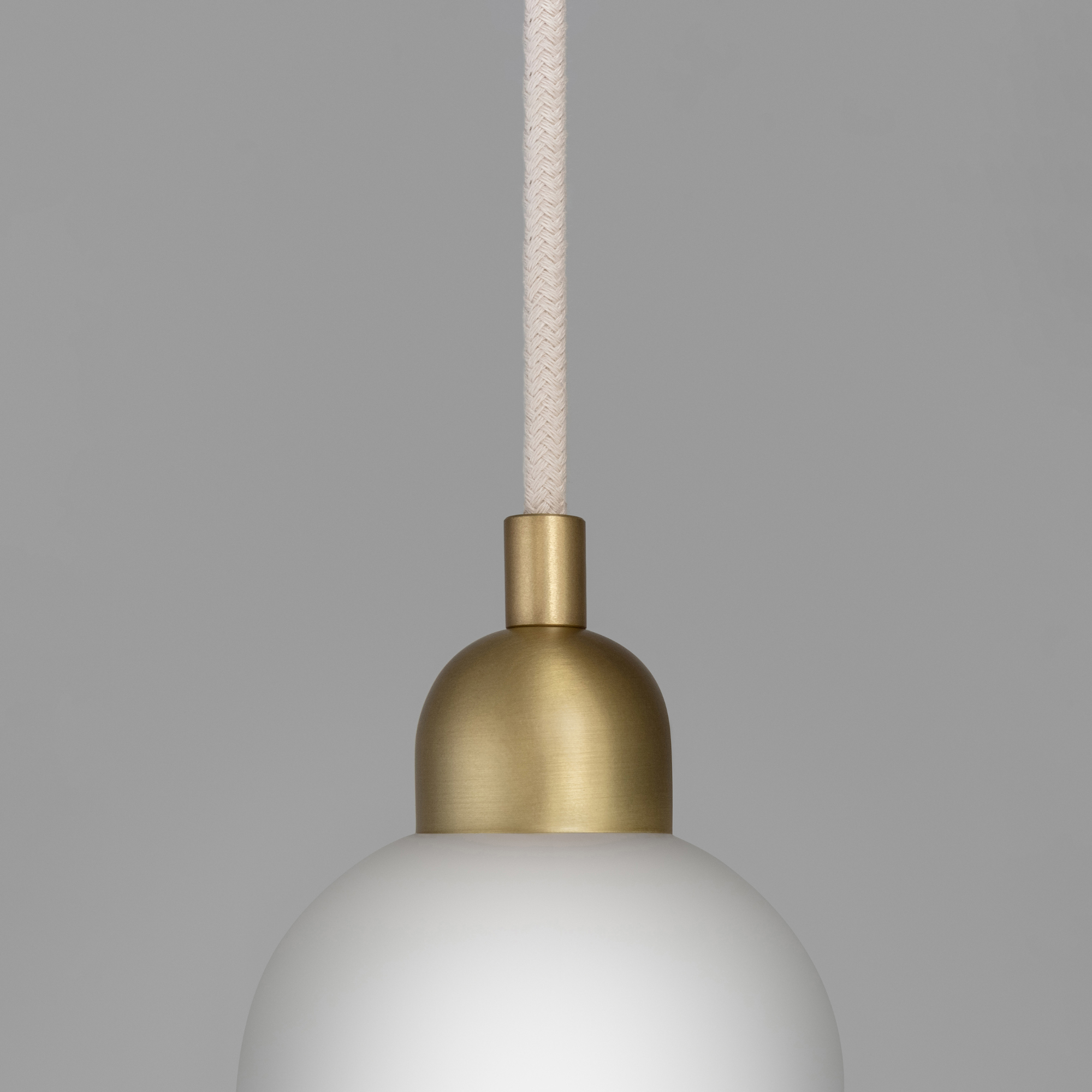 Schwung Odyssey Single Small Pendant - Opal Mat Glass