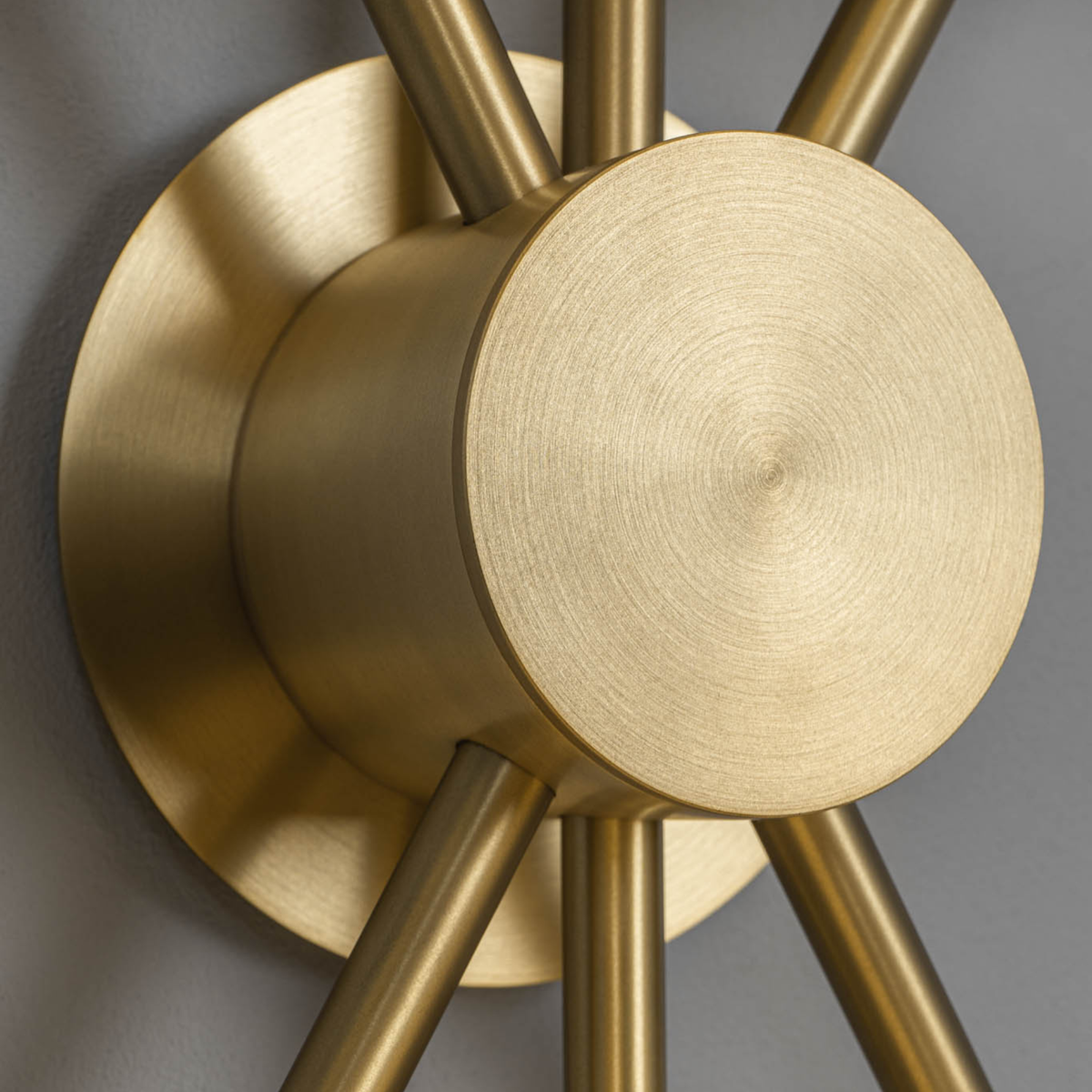Schwung Orion 6 Light Flush/Wall Sconce Light - Marble Glass