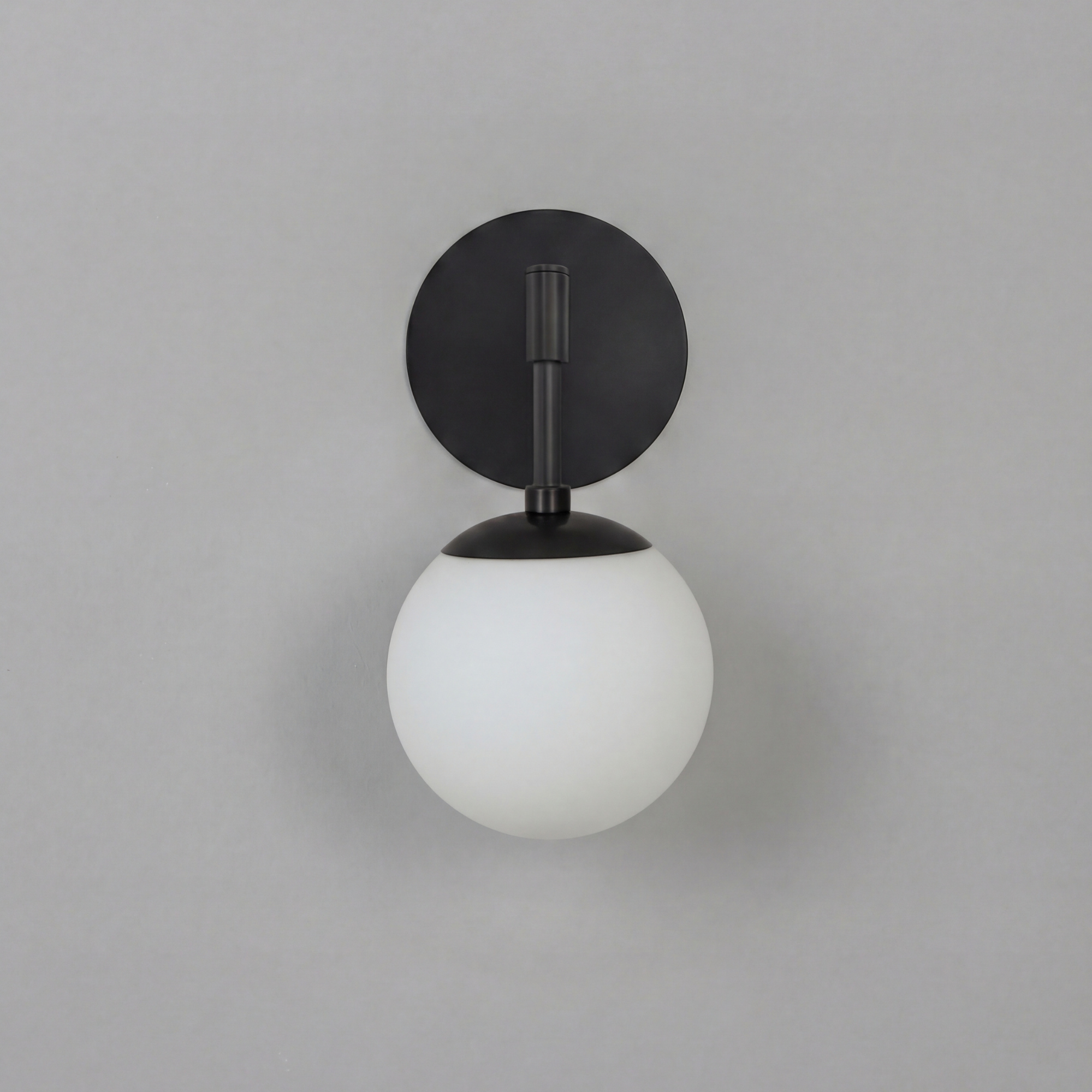 Schwung Sunset Wall Sconce Light - Opal Mat Glass