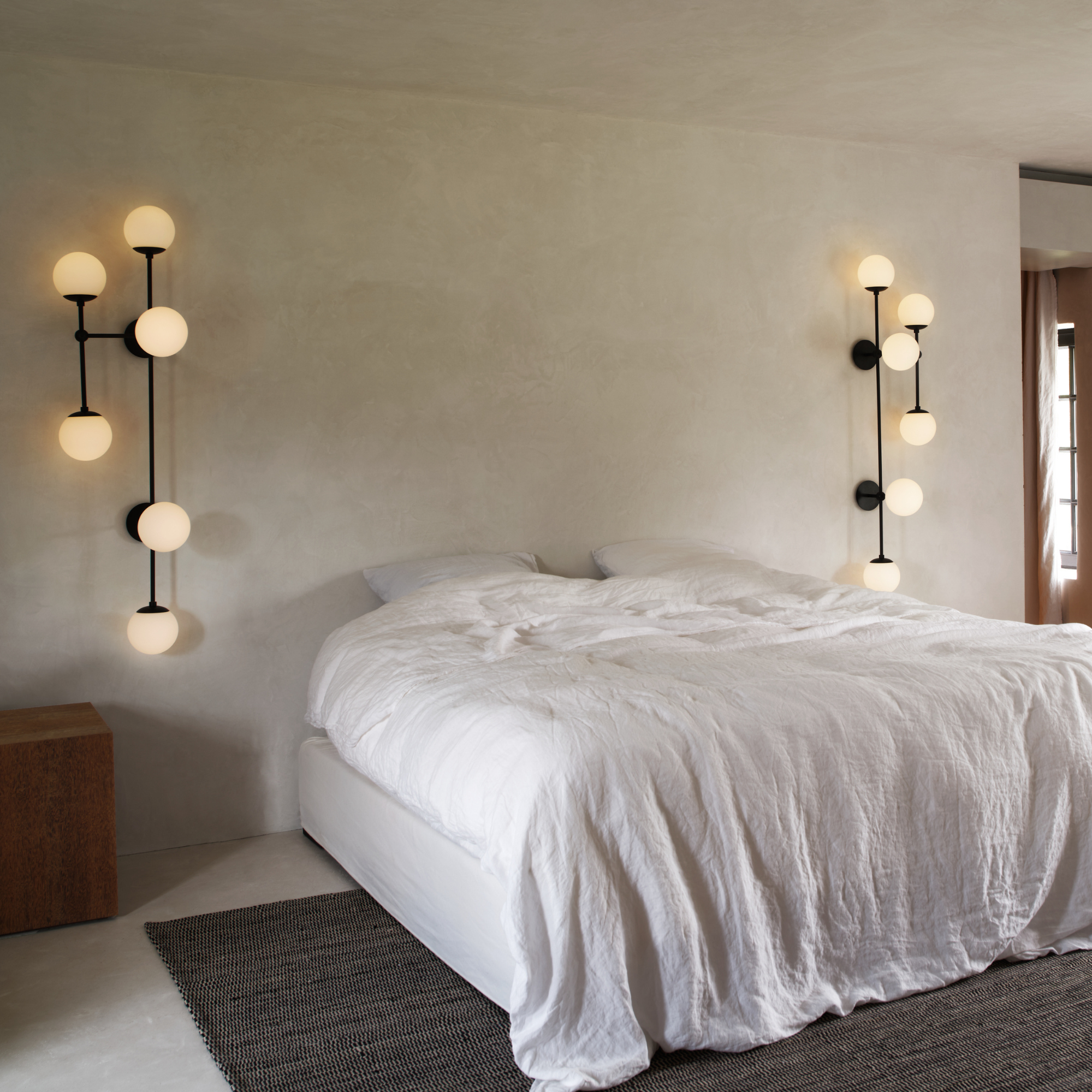 Schwung Armstrong 6 L 6 Light Flush/Wall Sconce Light - Opal Mat Glass