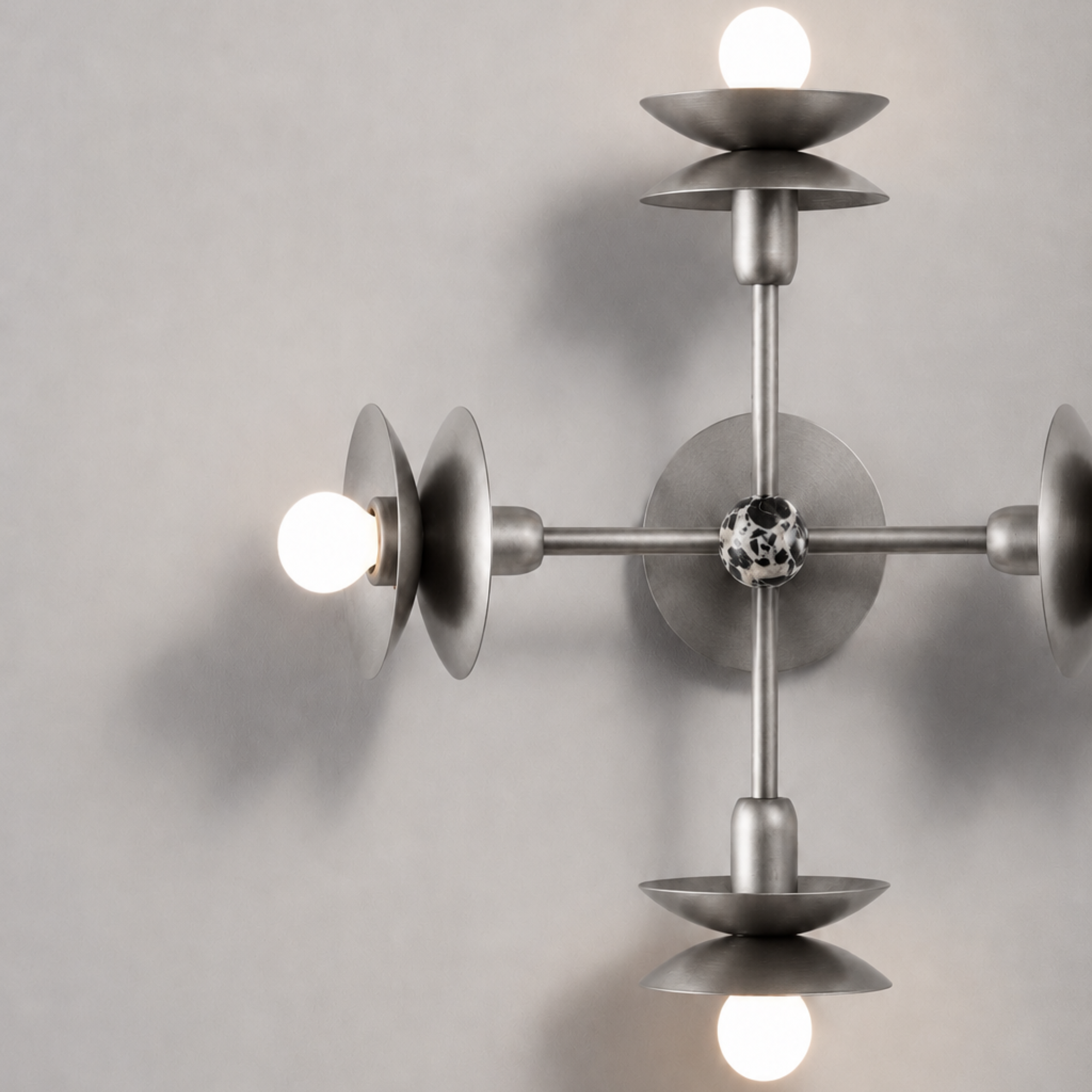 Schwung Babylon 4 Light Flush/Wall Sconce Light