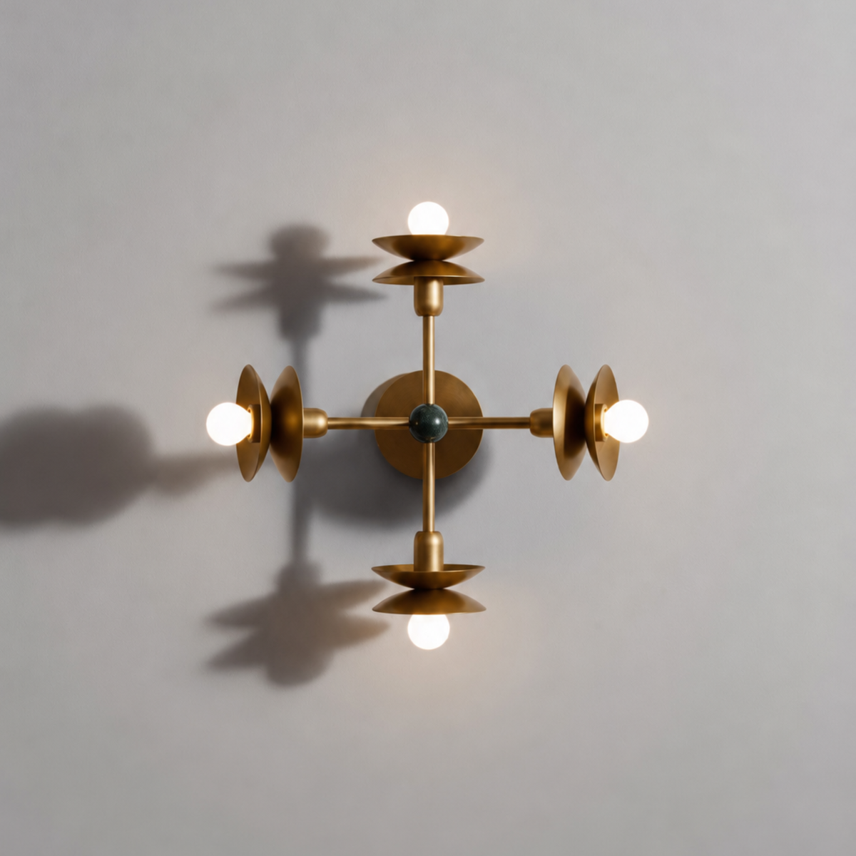 Schwung Babylon 4 Light Flush/Wall Sconce Light