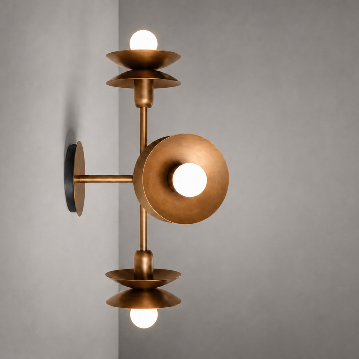 Schwung Babylon 4 Light Flush/Wall Sconce Light