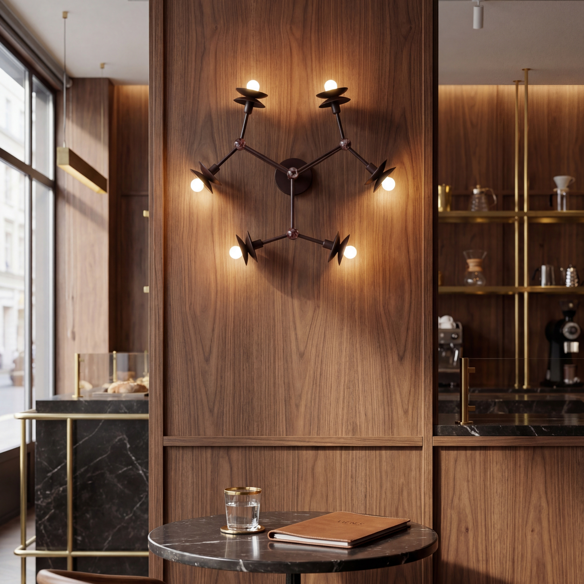 Schwung Babylon 6 Light Flush/Wall Sconce Light
