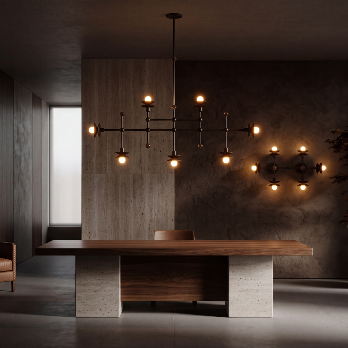 Schwung Babylon Linear 7 Light Chandelier